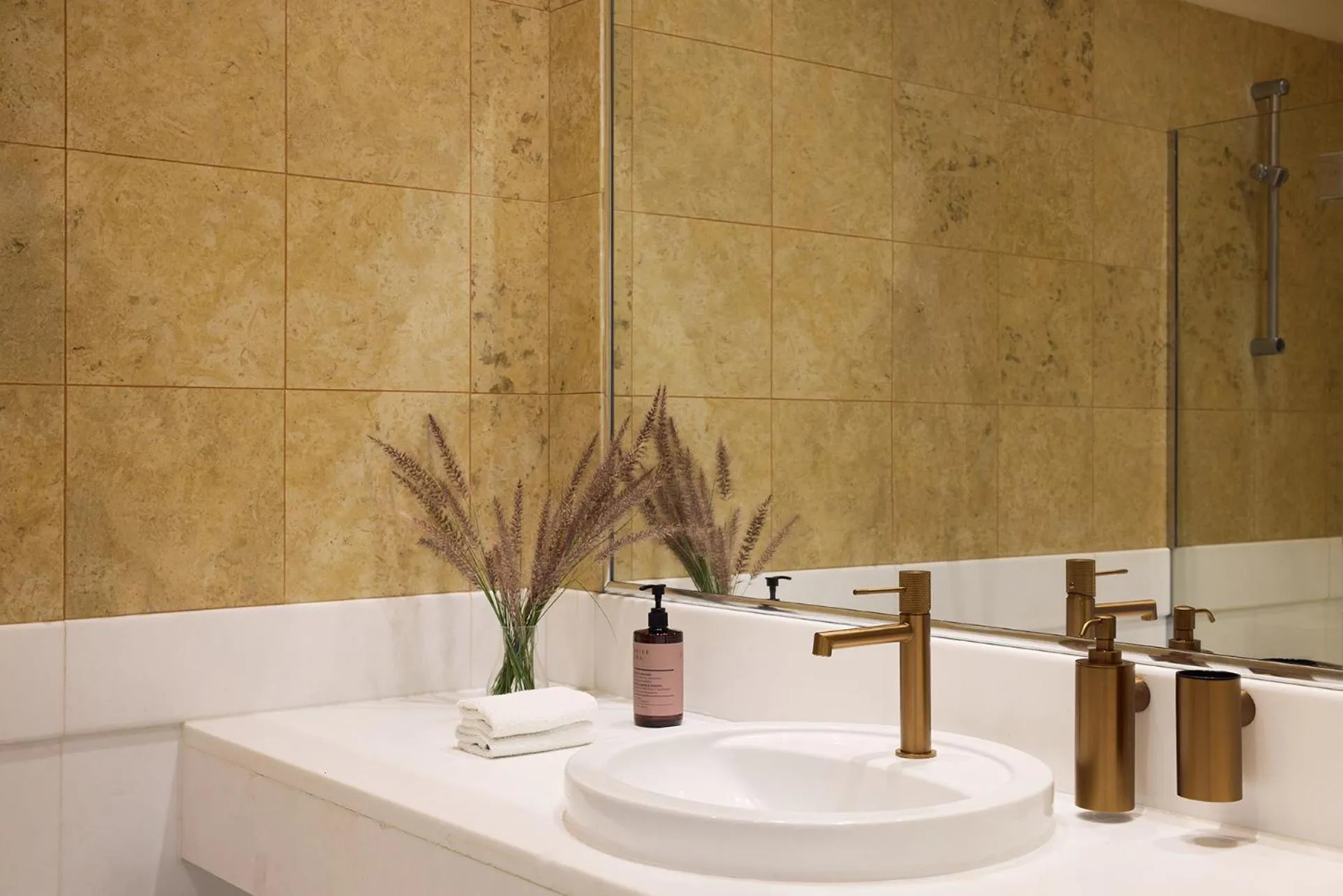 Bathroom in Porto Kea Suites by Sandglass