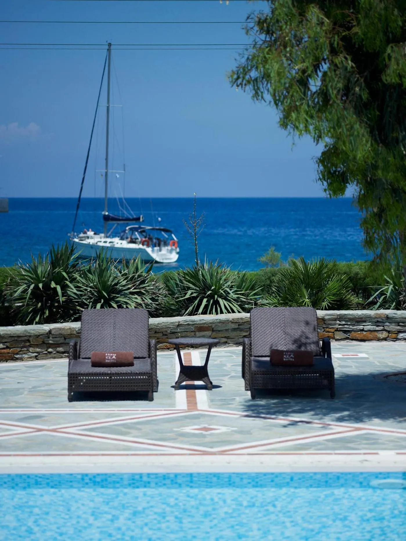 Sea view in Porto Kea Suites by Sandglass