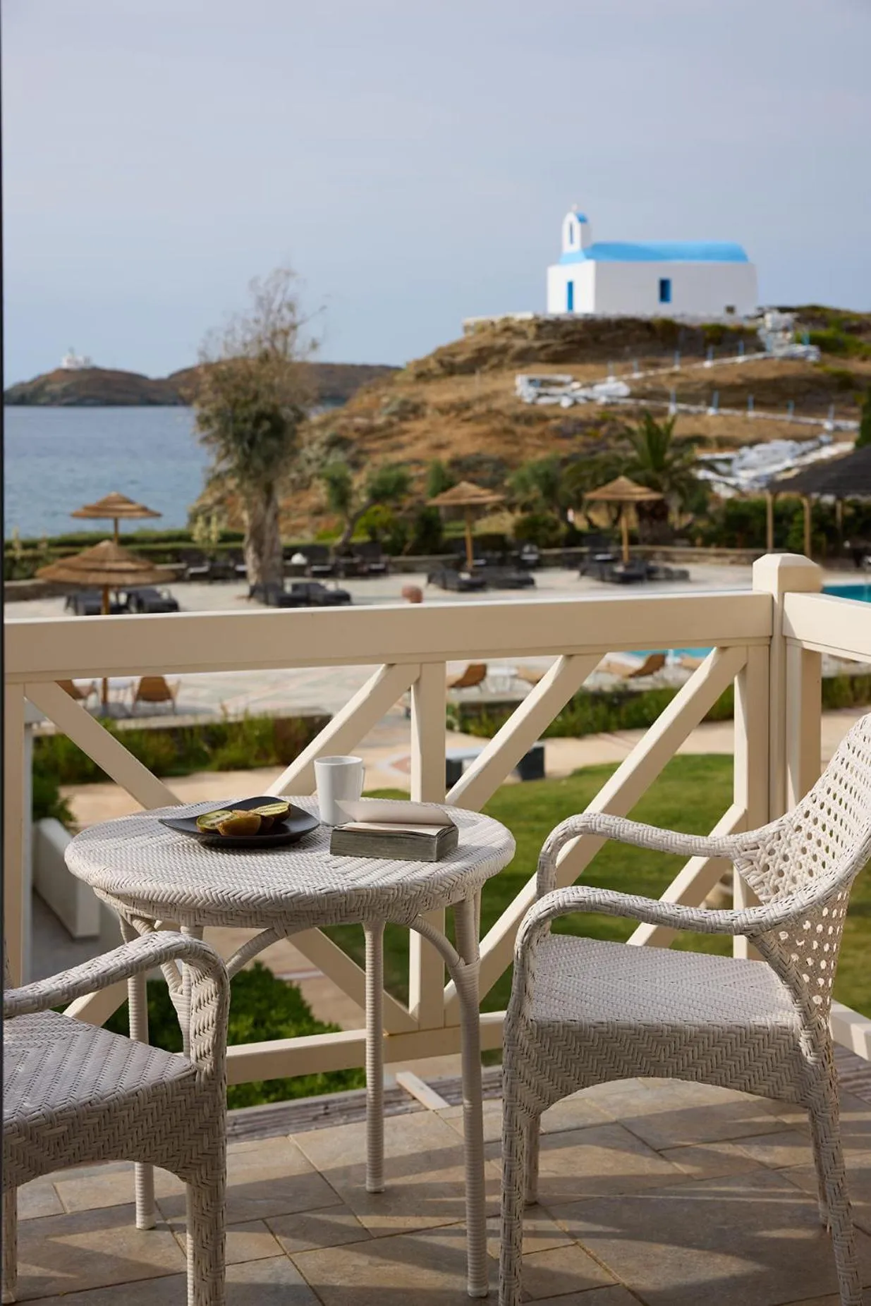 Balcony/Terrace in Porto Kea Suites by Sandglass