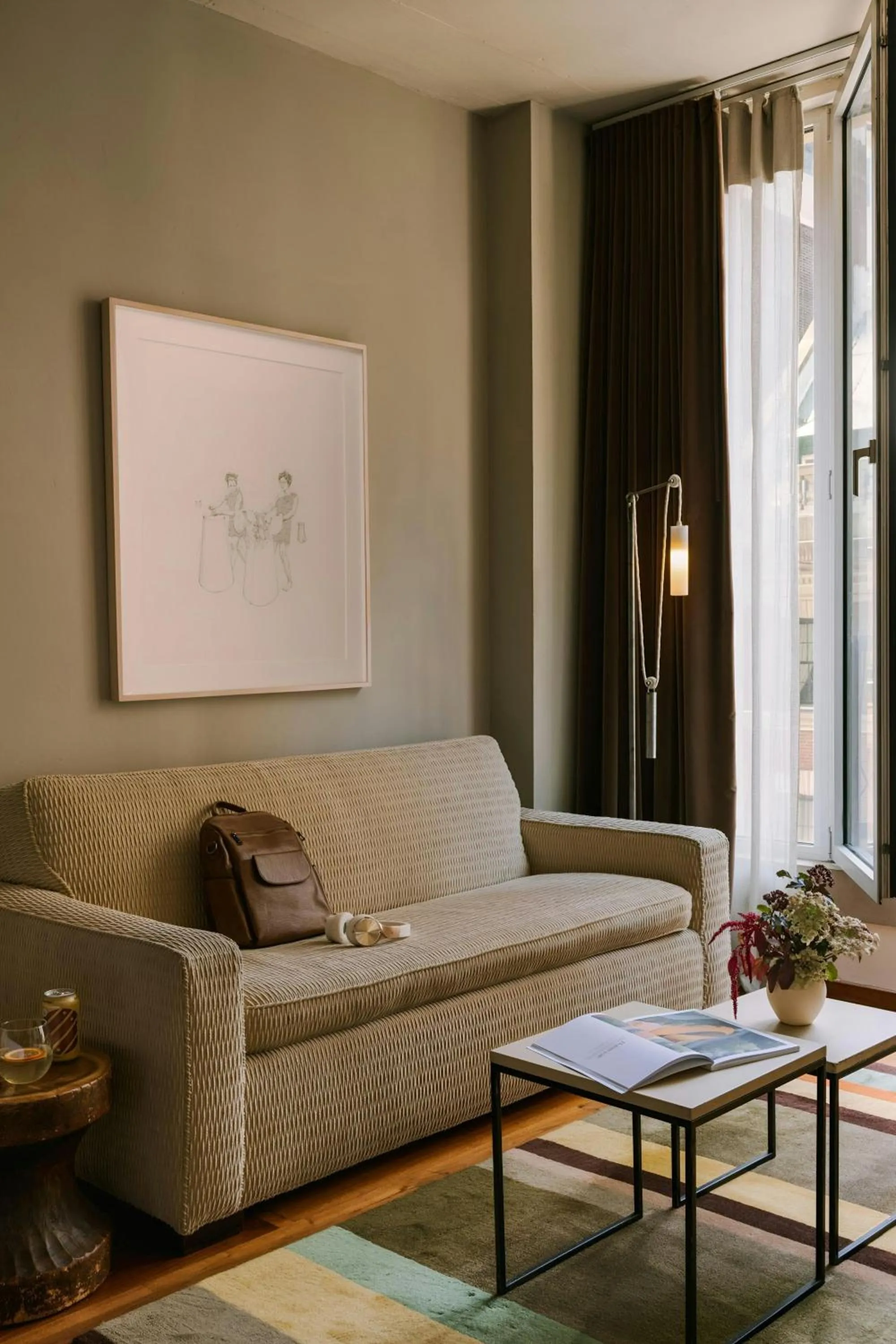 Living room in Chambers Hotel Central Park South, Sonder by Marriott Bonvoy