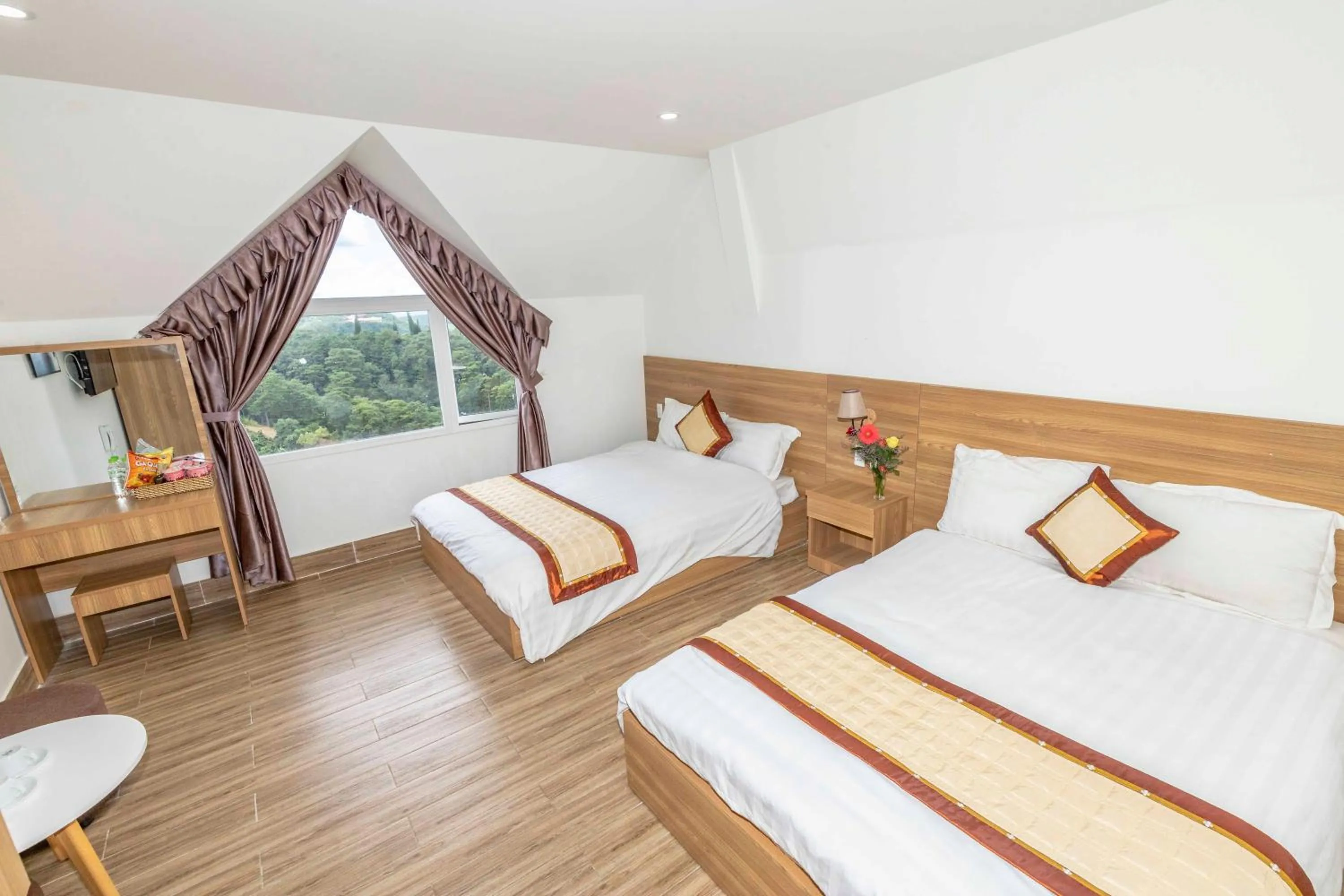 Photo of the whole room, Bed in Lacami Dalat Hotel