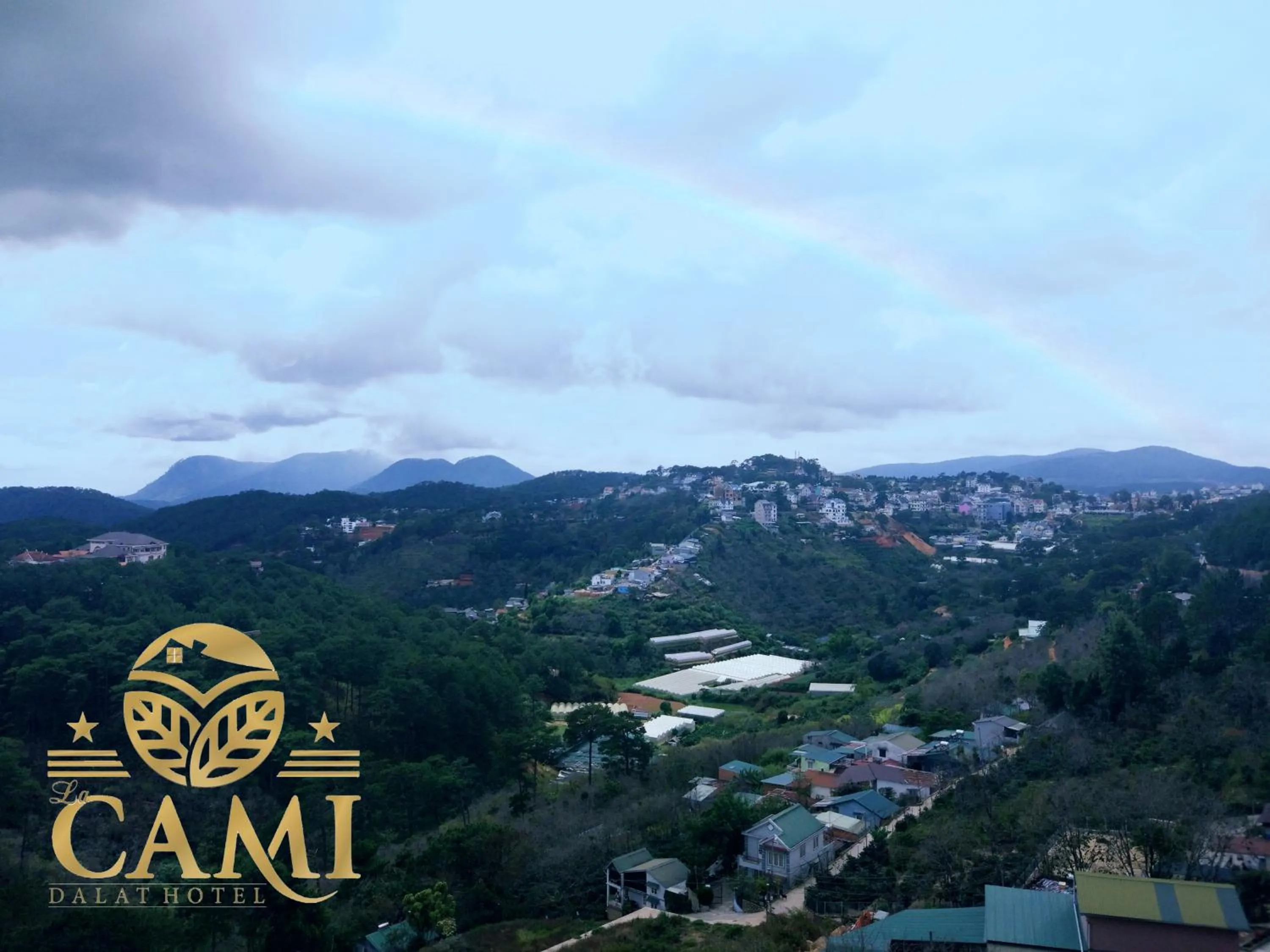 Mountain view in Lacami Dalat Hotel