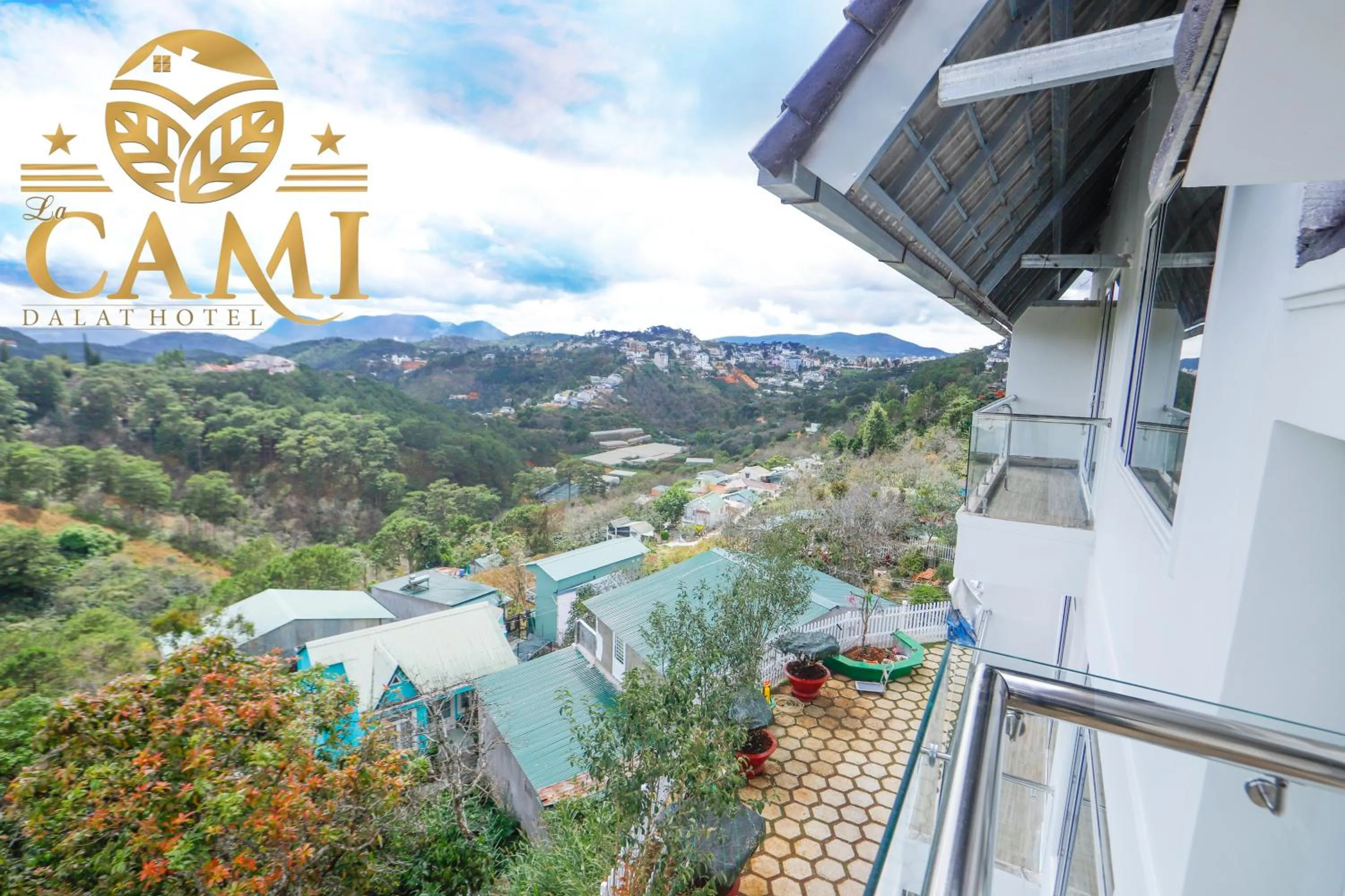 Mountain view in Lacami Dalat Hotel