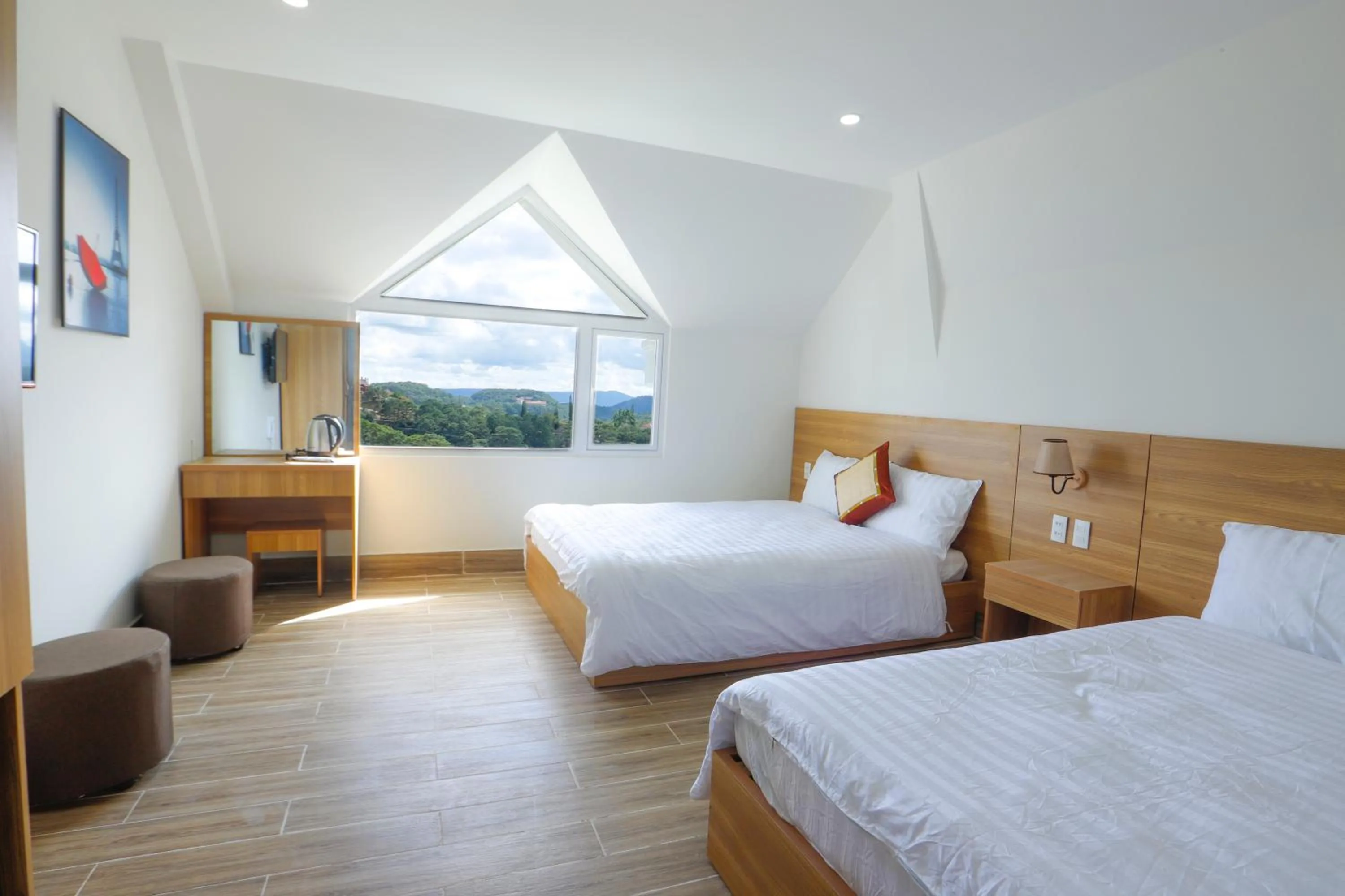 Photo of the whole room, Bed in Lacami Dalat Hotel