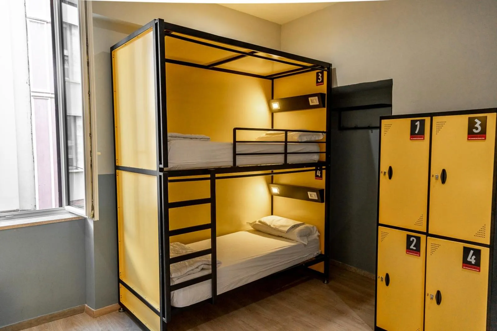 Bed in YellowSquare Rome