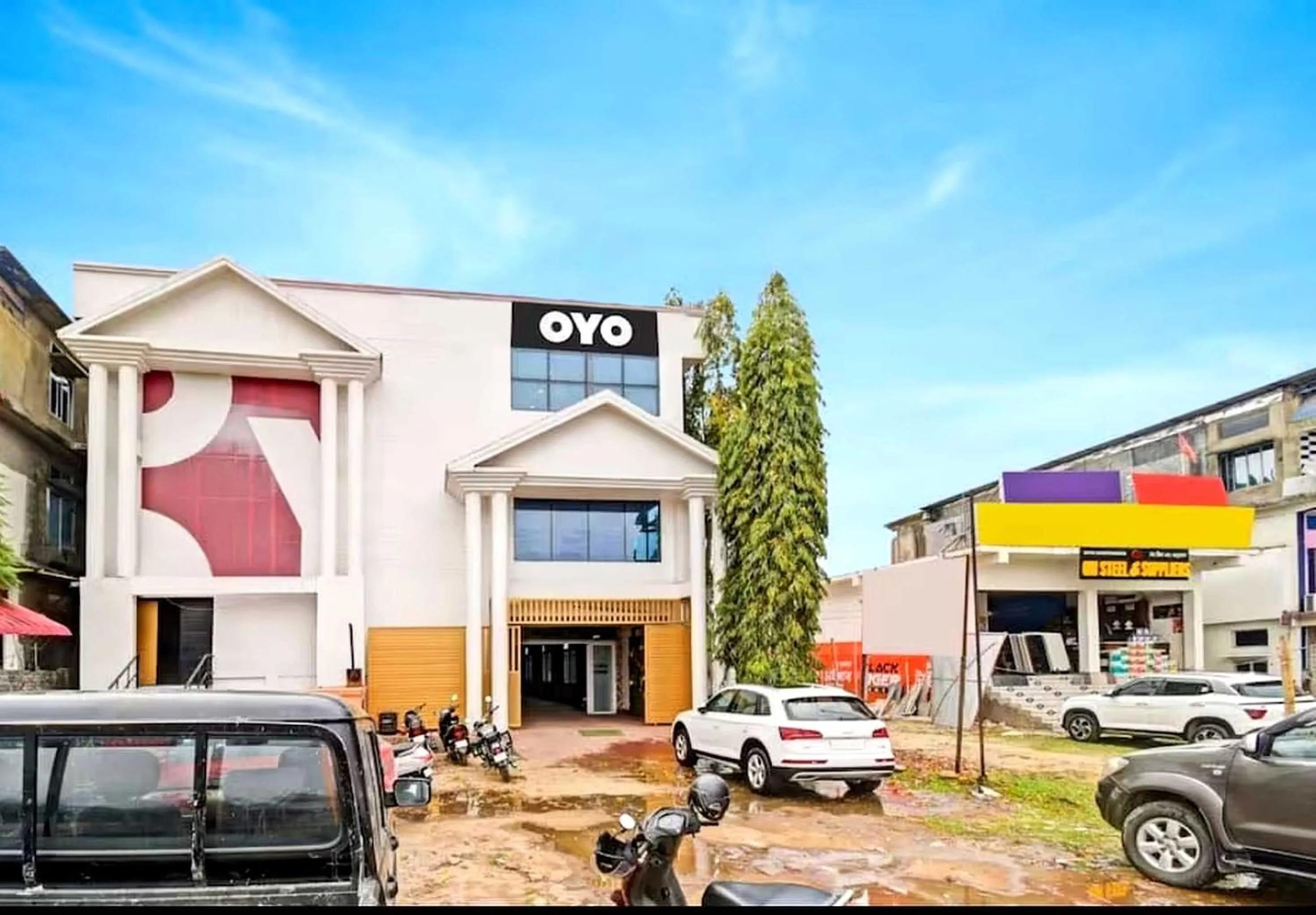 Facade/entrance in Collection O Megha Resort