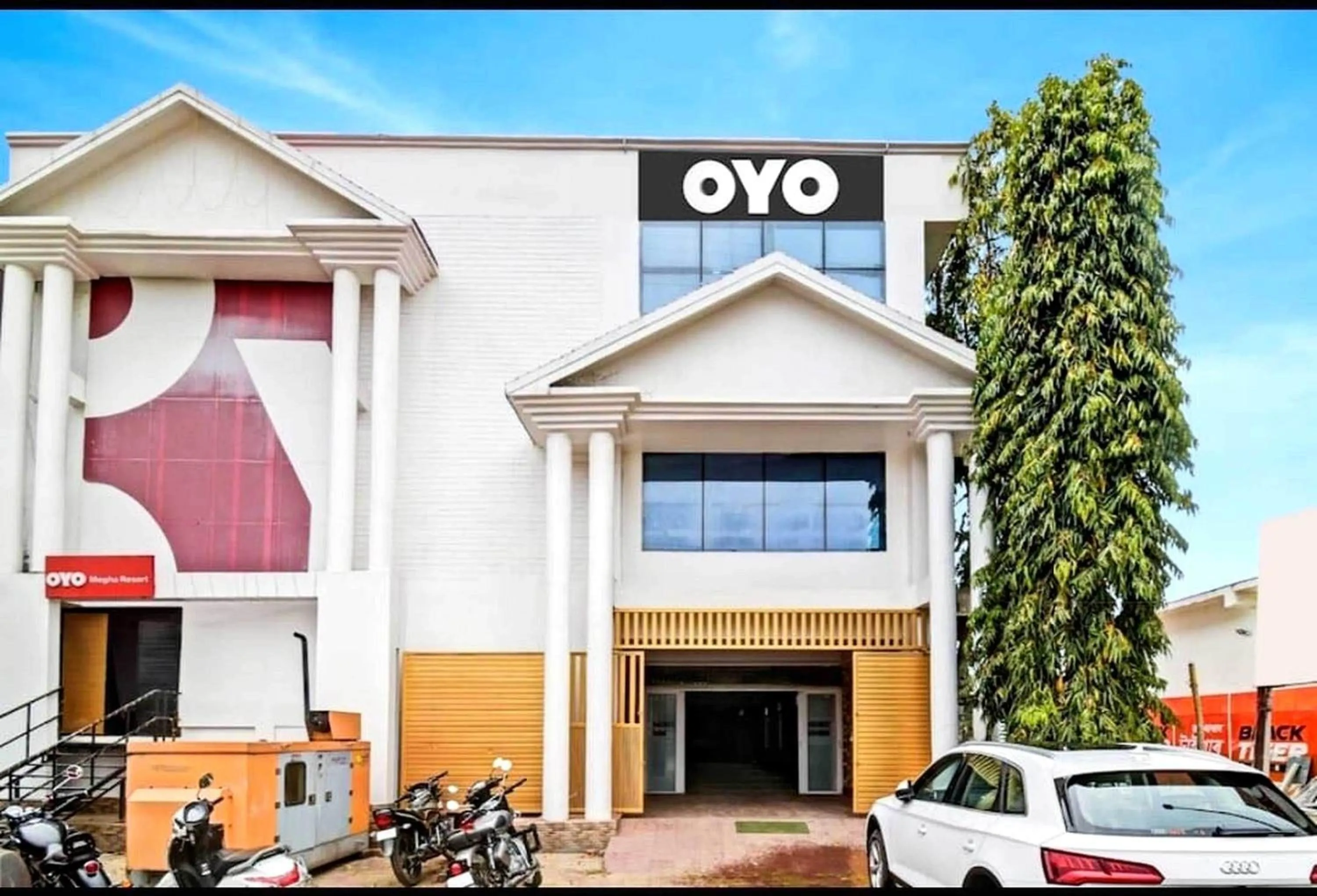 Facade/entrance in Collection O Megha Resort