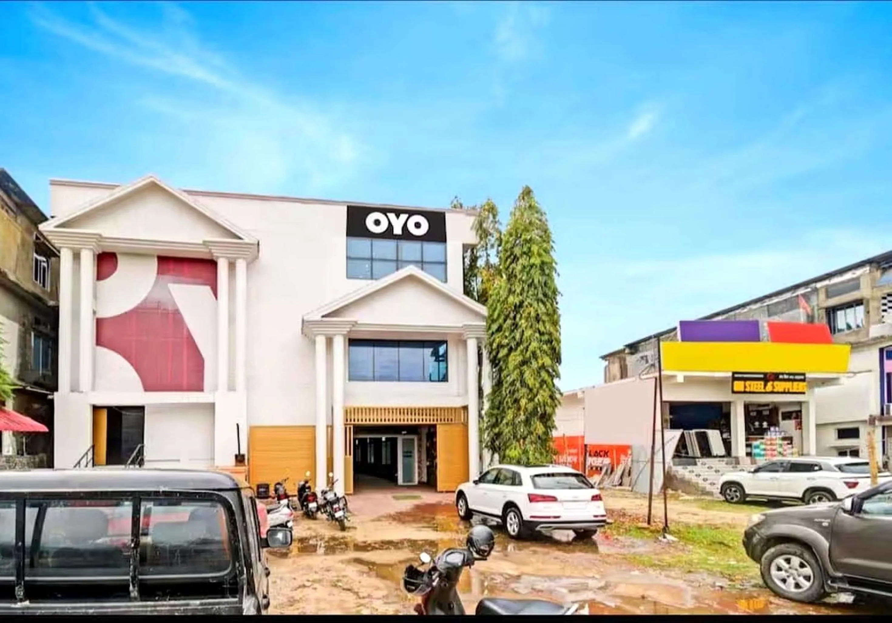 Facade/entrance in Collection O Megha Resort