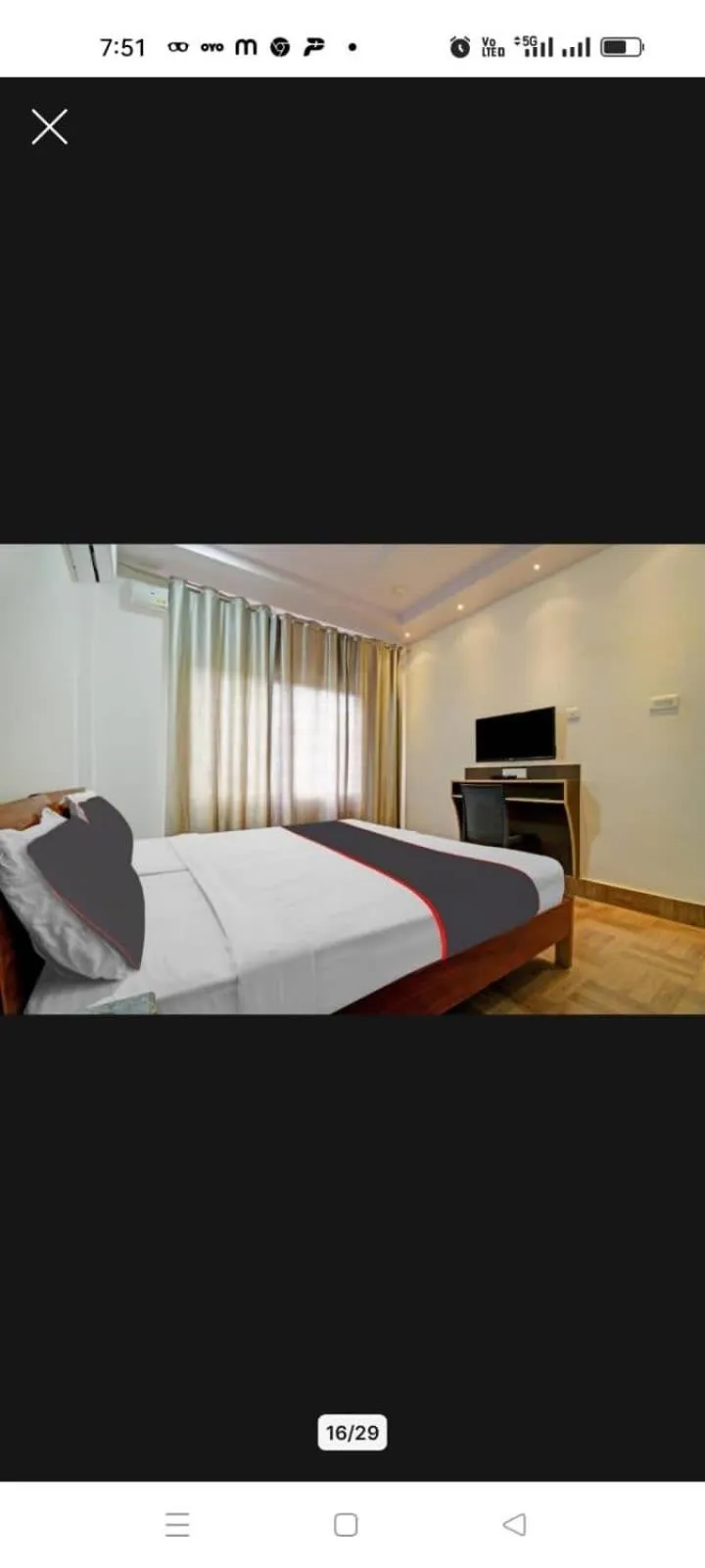 Bedroom in Collection O Megha Resort