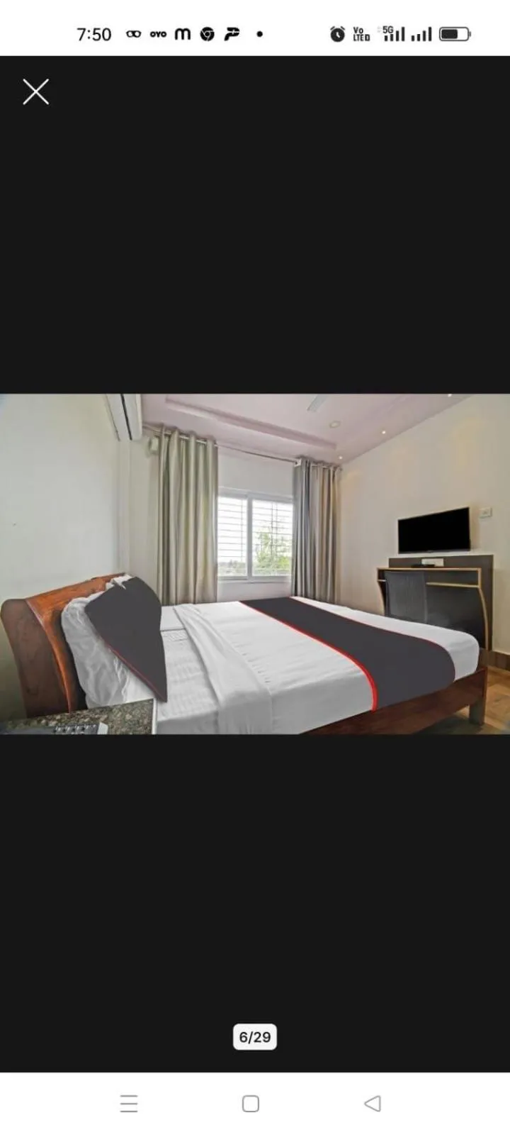 Bedroom in Collection O Megha Resort