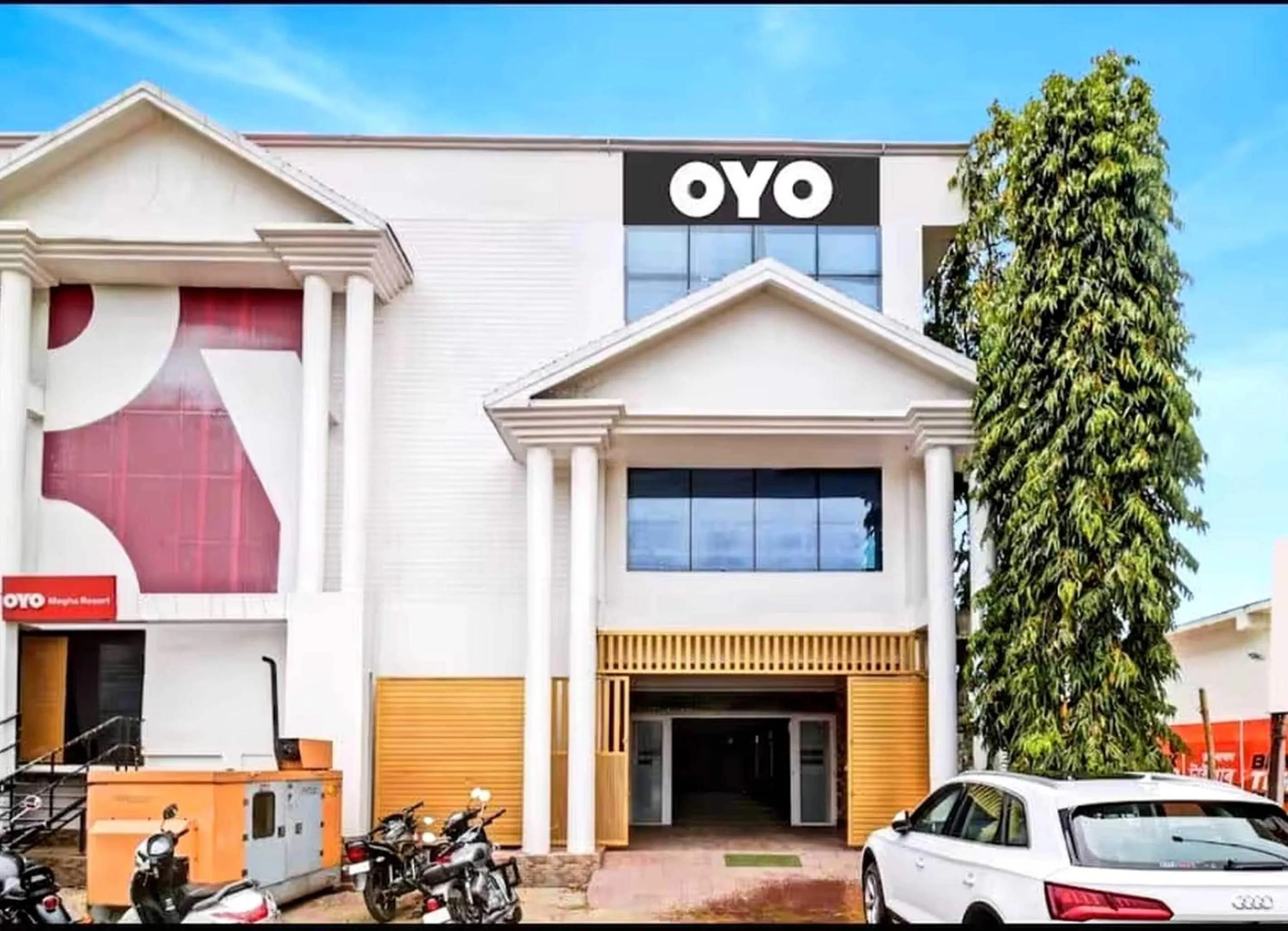 Facade/entrance in Collection O Megha Resort