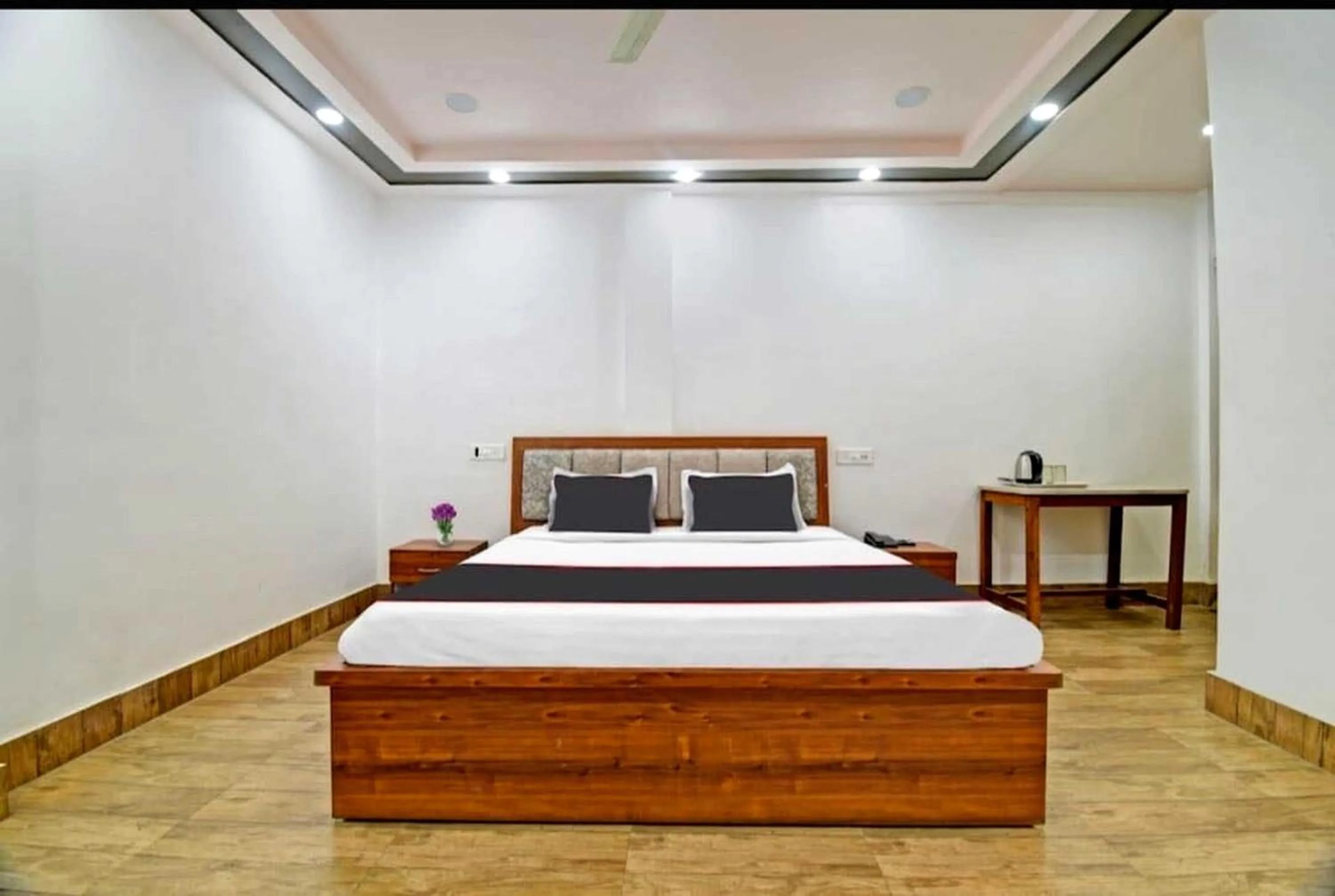 Bedroom in Collection O Megha Resort