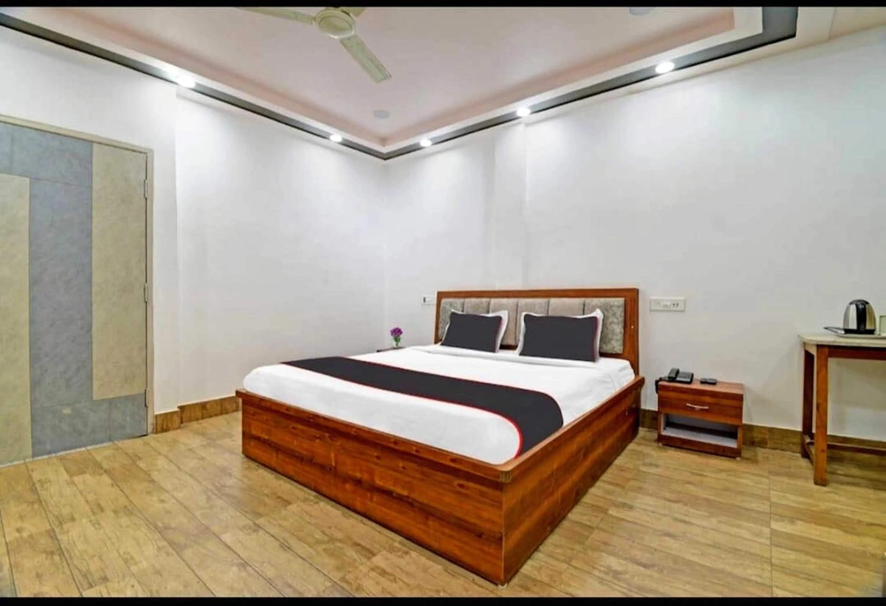 Bedroom in Collection O Megha Resort