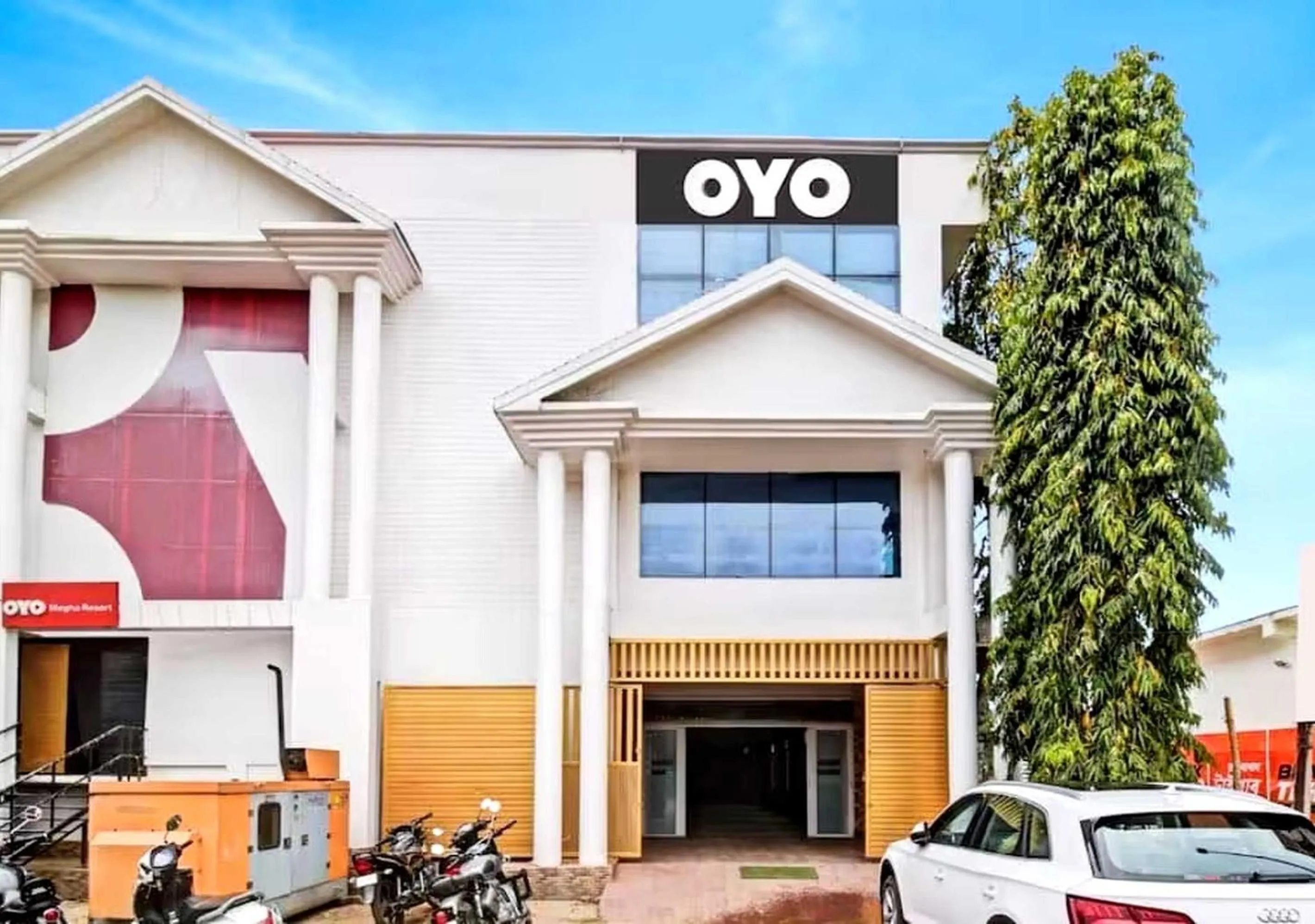 Facade/entrance in Collection O Megha Resort