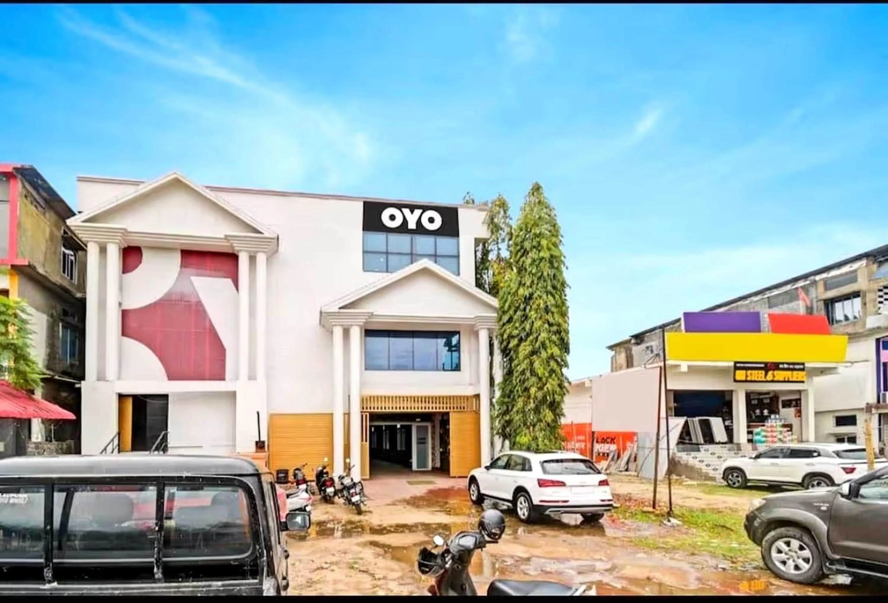 Facade/entrance in Collection O Megha Resort