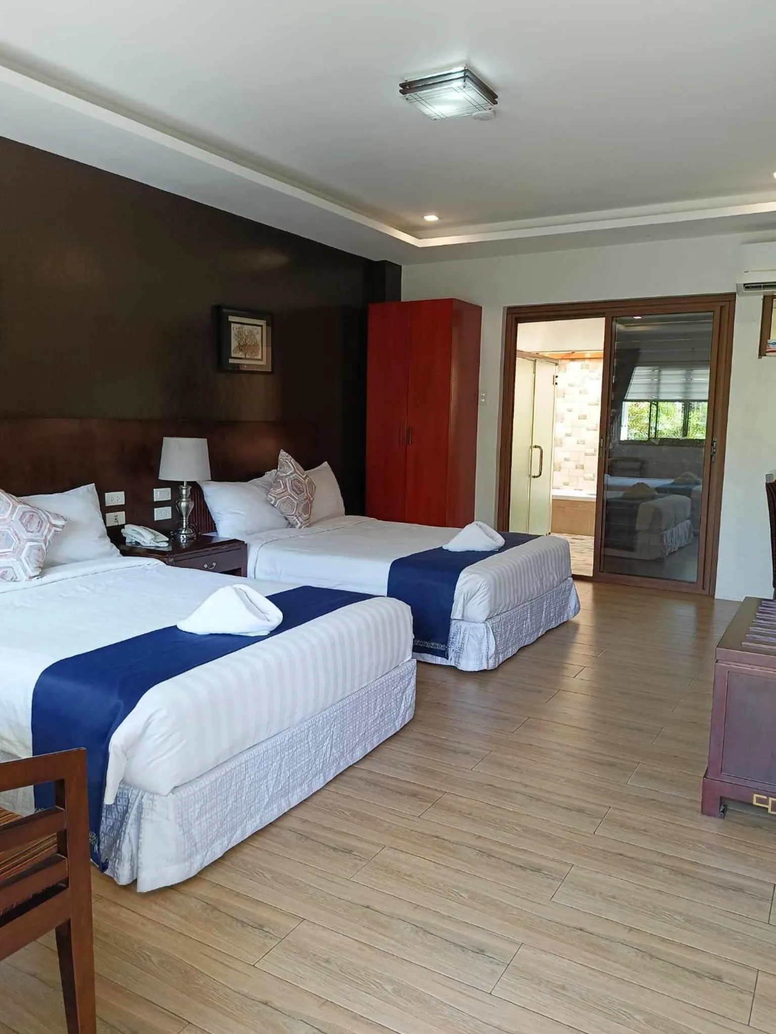 Bed in Marand Beach Resort