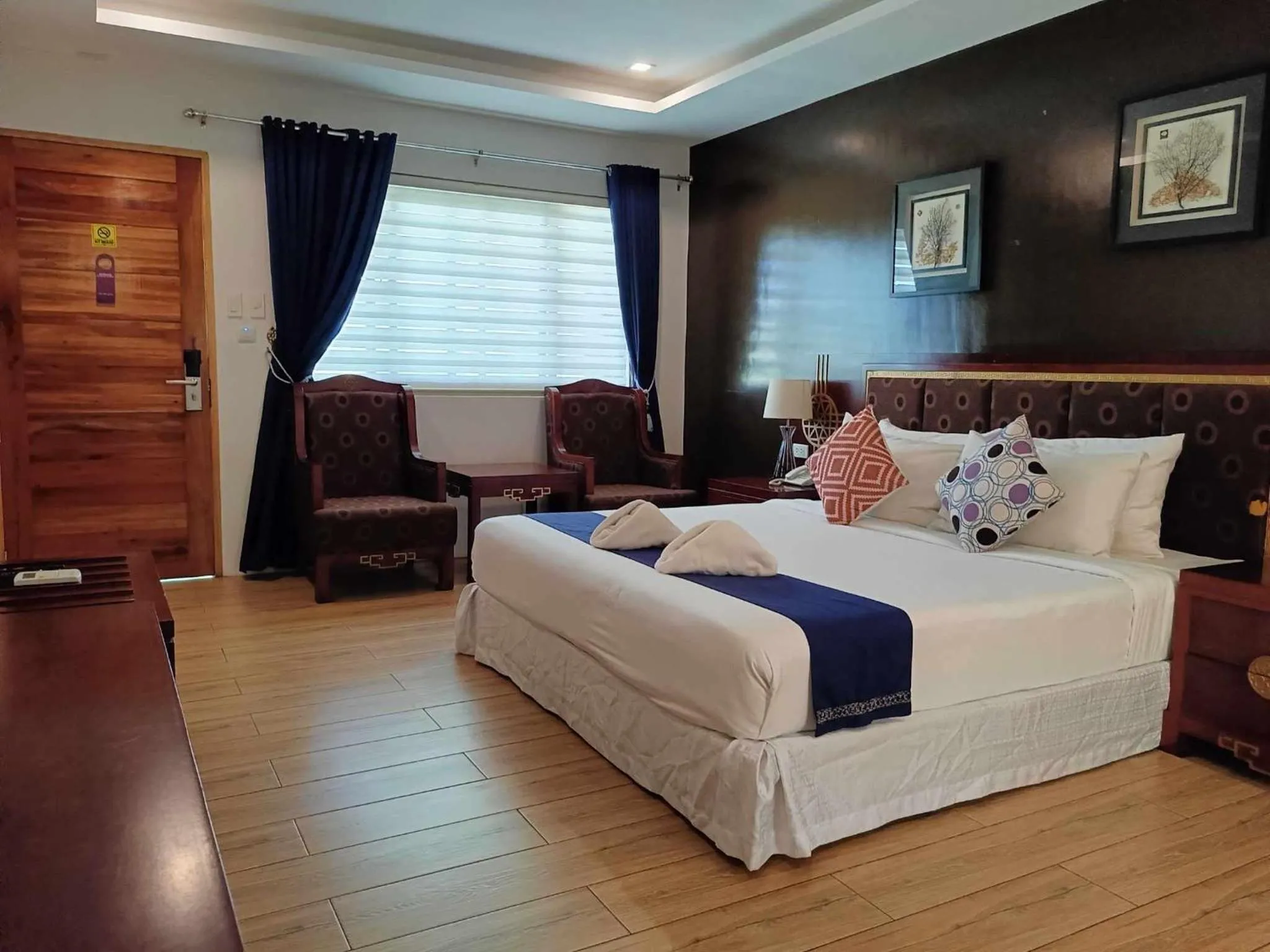 Bed in Marand Beach Resort