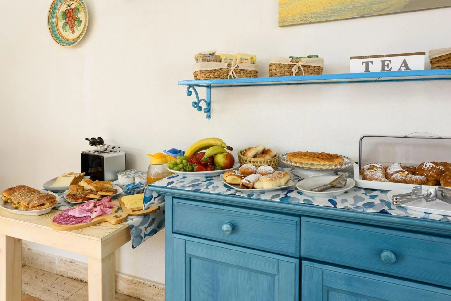 Breakfast in La Meridiana Hotel