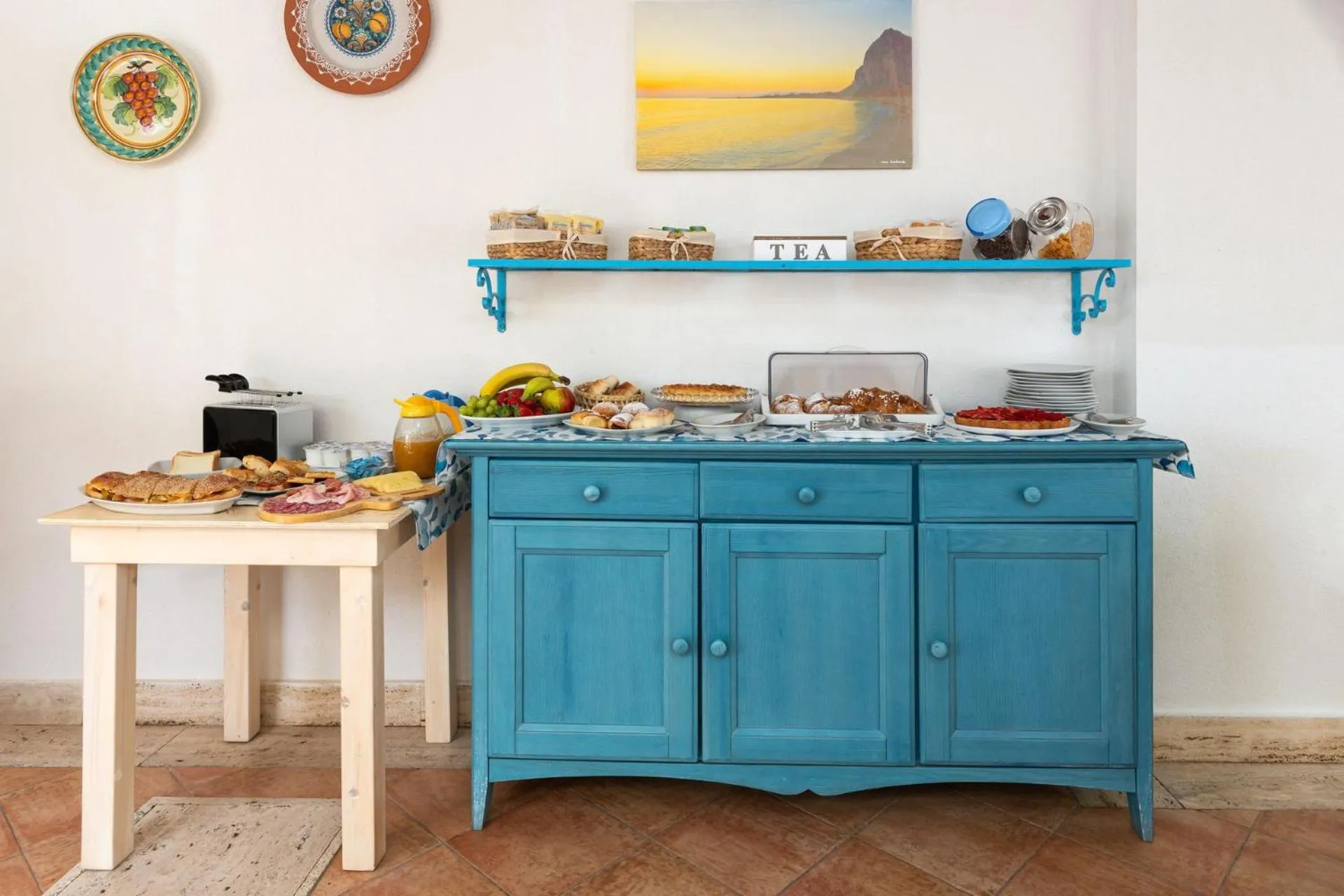 Breakfast in La Meridiana Hotel