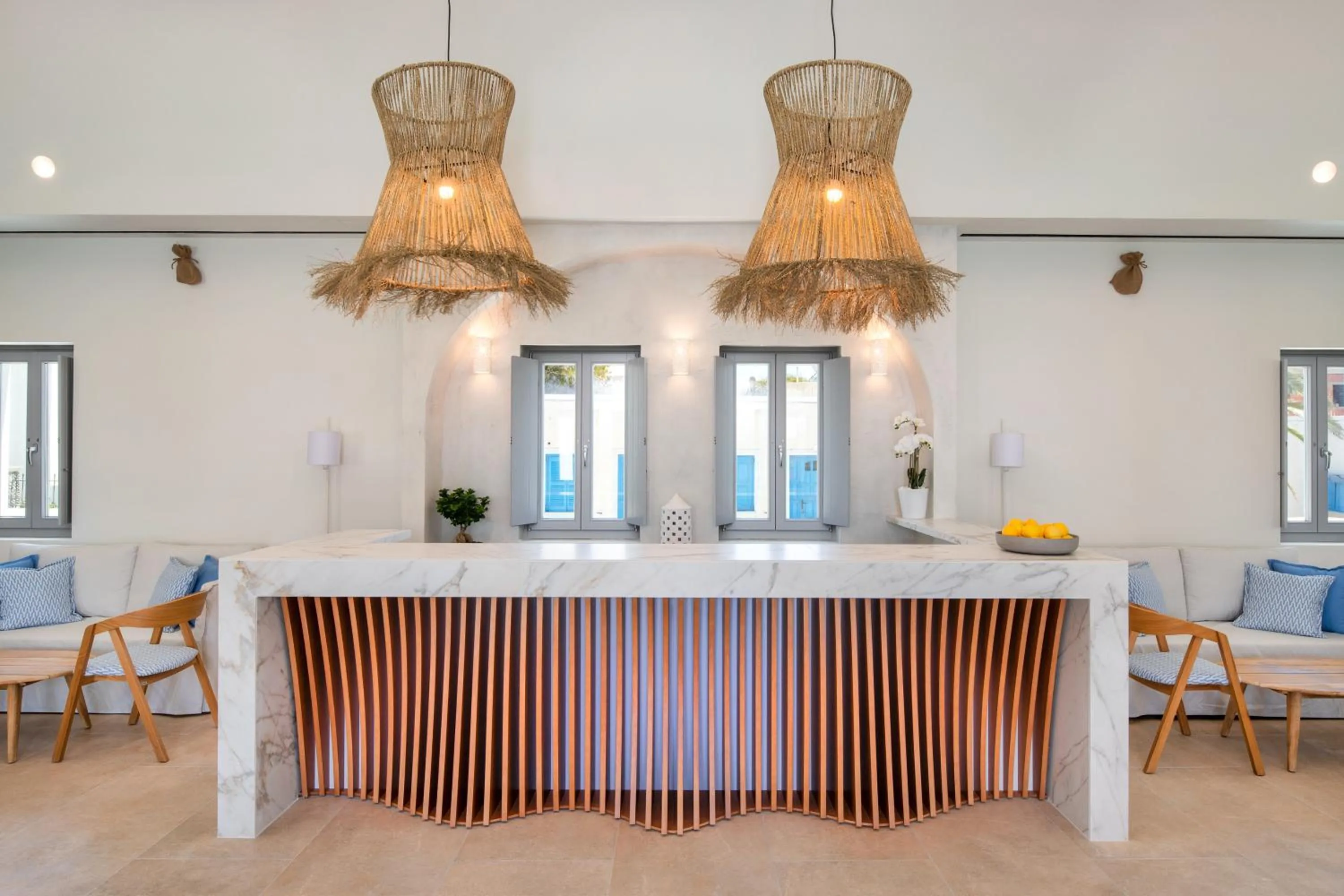 Lounge or bar in Meltemi Blu - Adults Only