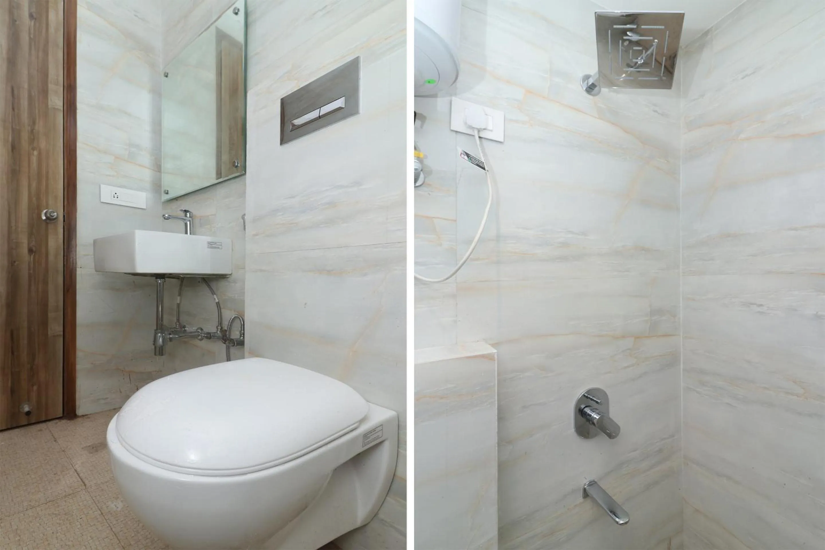 Bathroom in Hotel O Brent wood