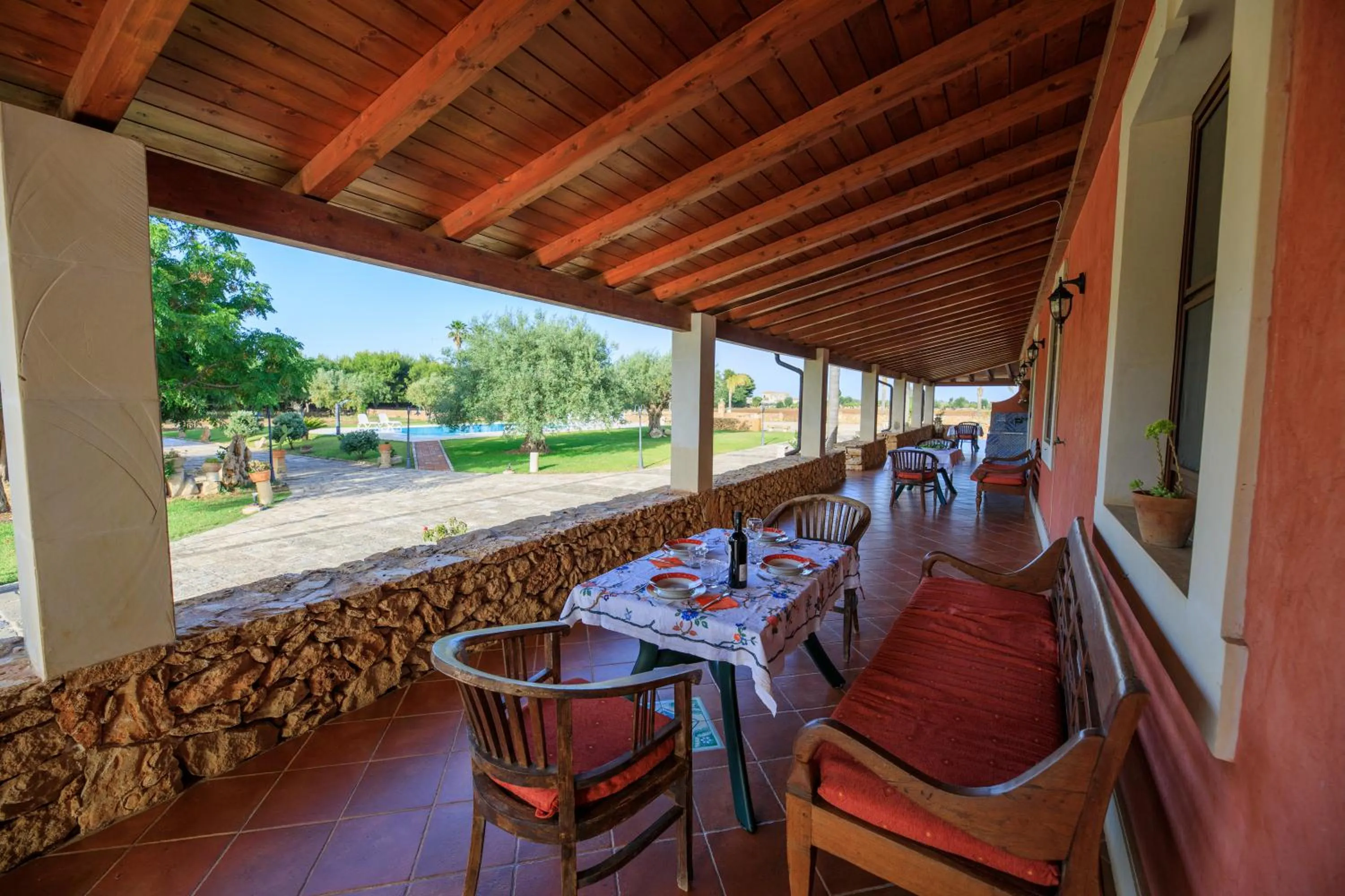 Balcony/Terrace in Agriturismo Masseria Sant' Elia