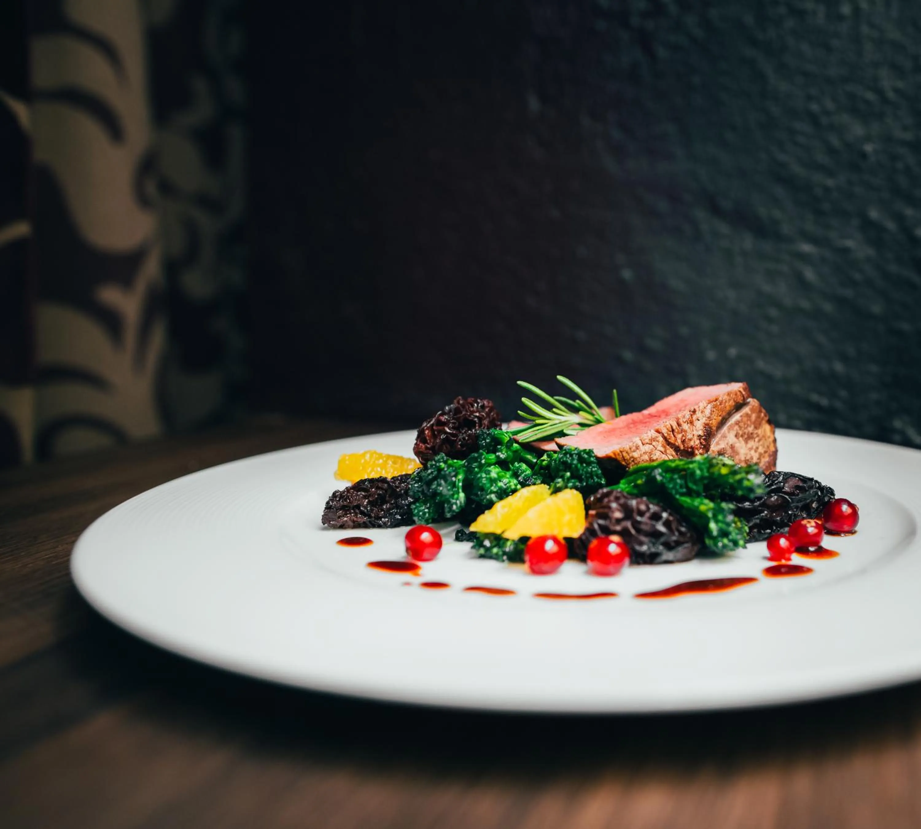 Food and drinks in Romantik Hotel Walhalla