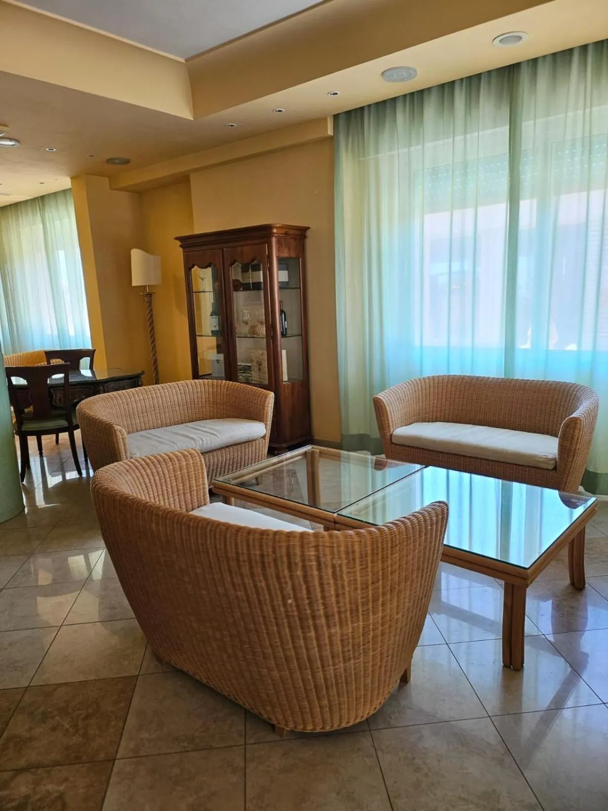 Communal lounge/ TV room in Hotel Stella Marina