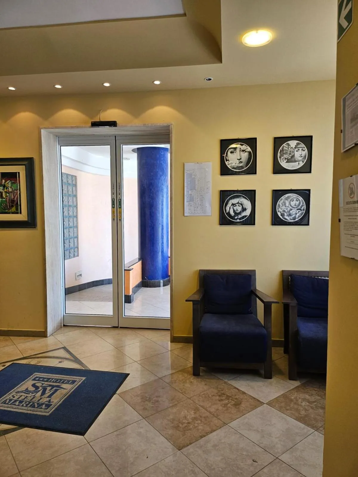 Lobby or reception in Hotel Stella Marina