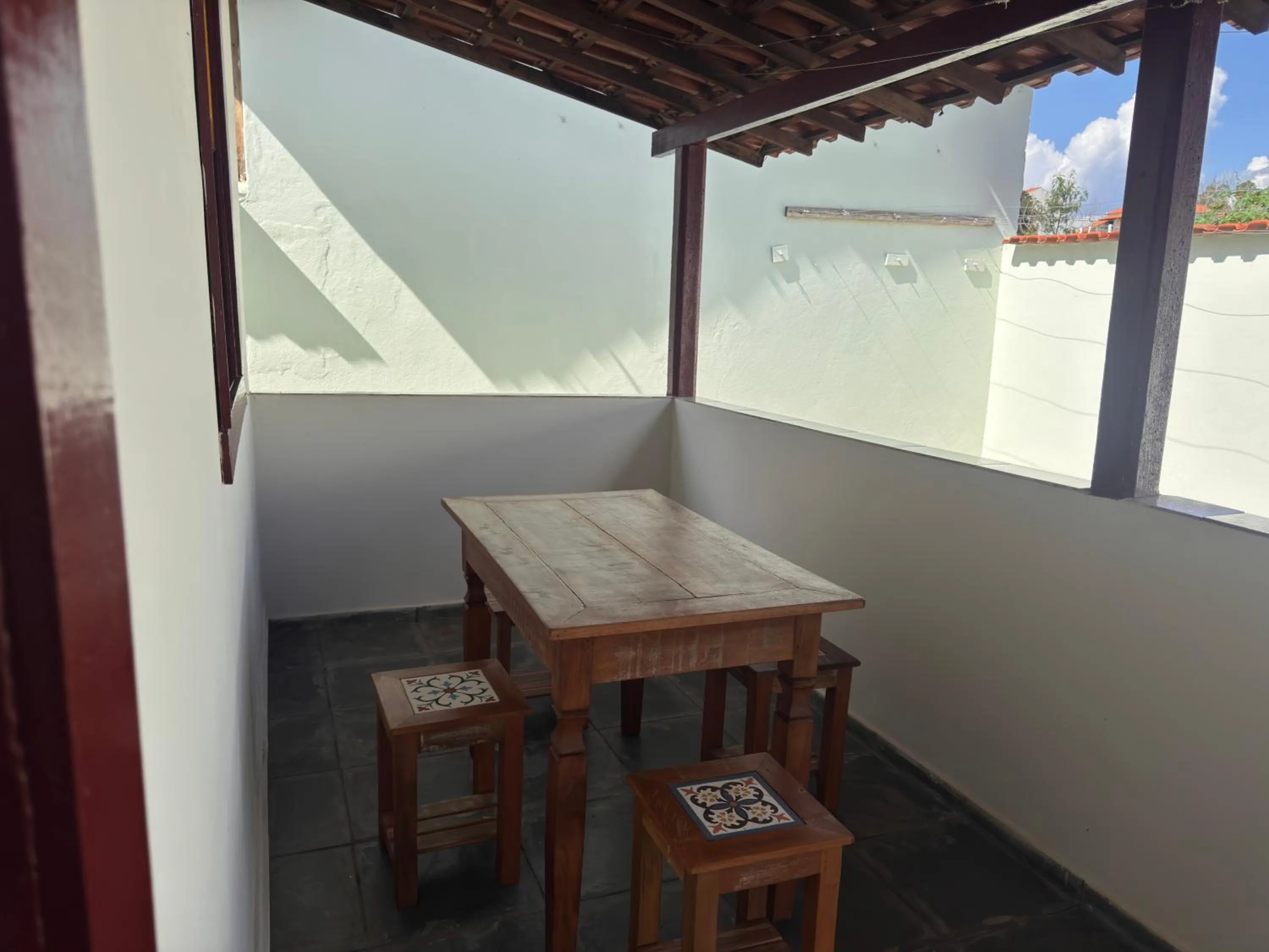 Dining area in Pousada Neuza Barbosa