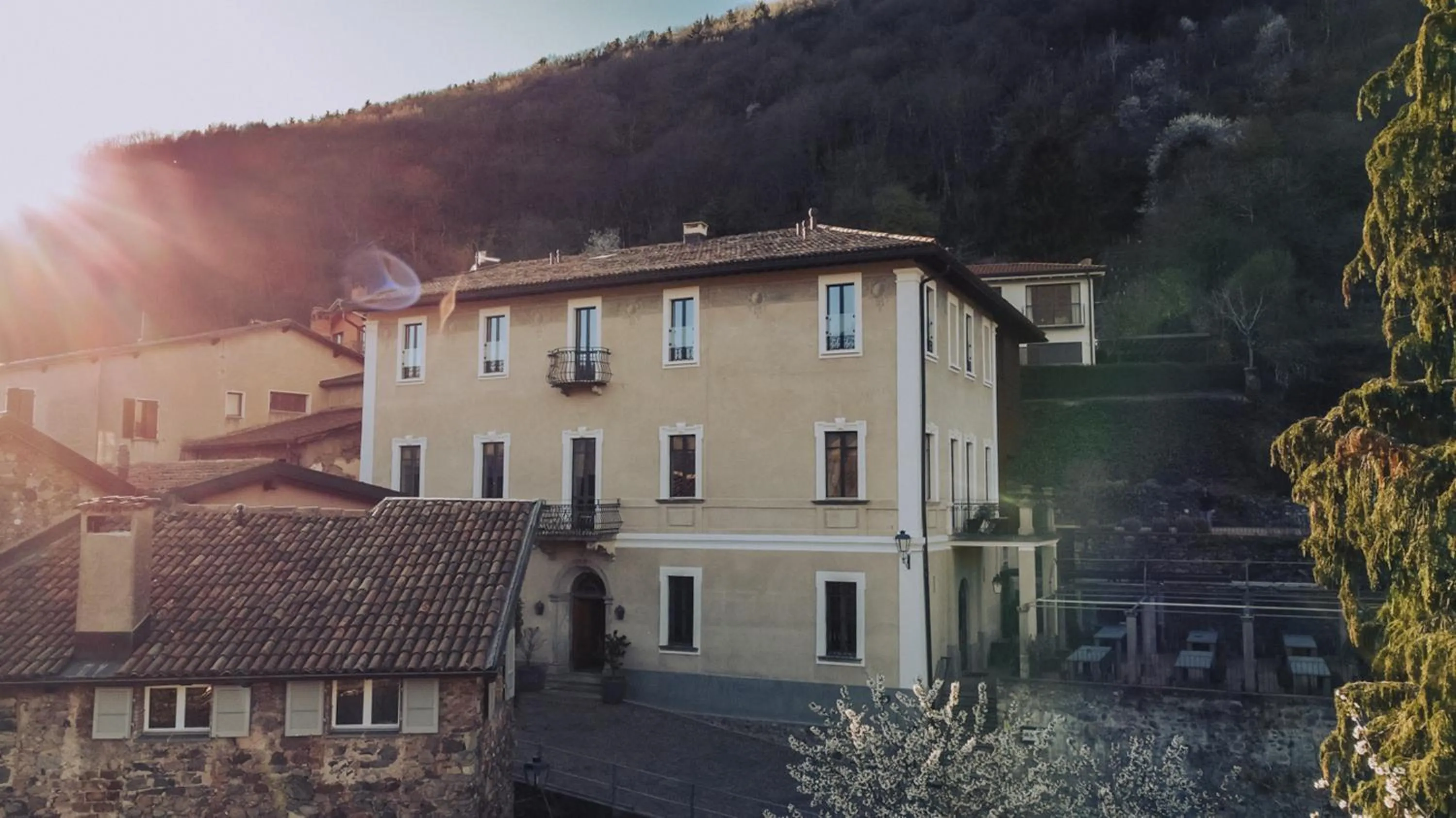 Property building in Relais Castello di Morcote