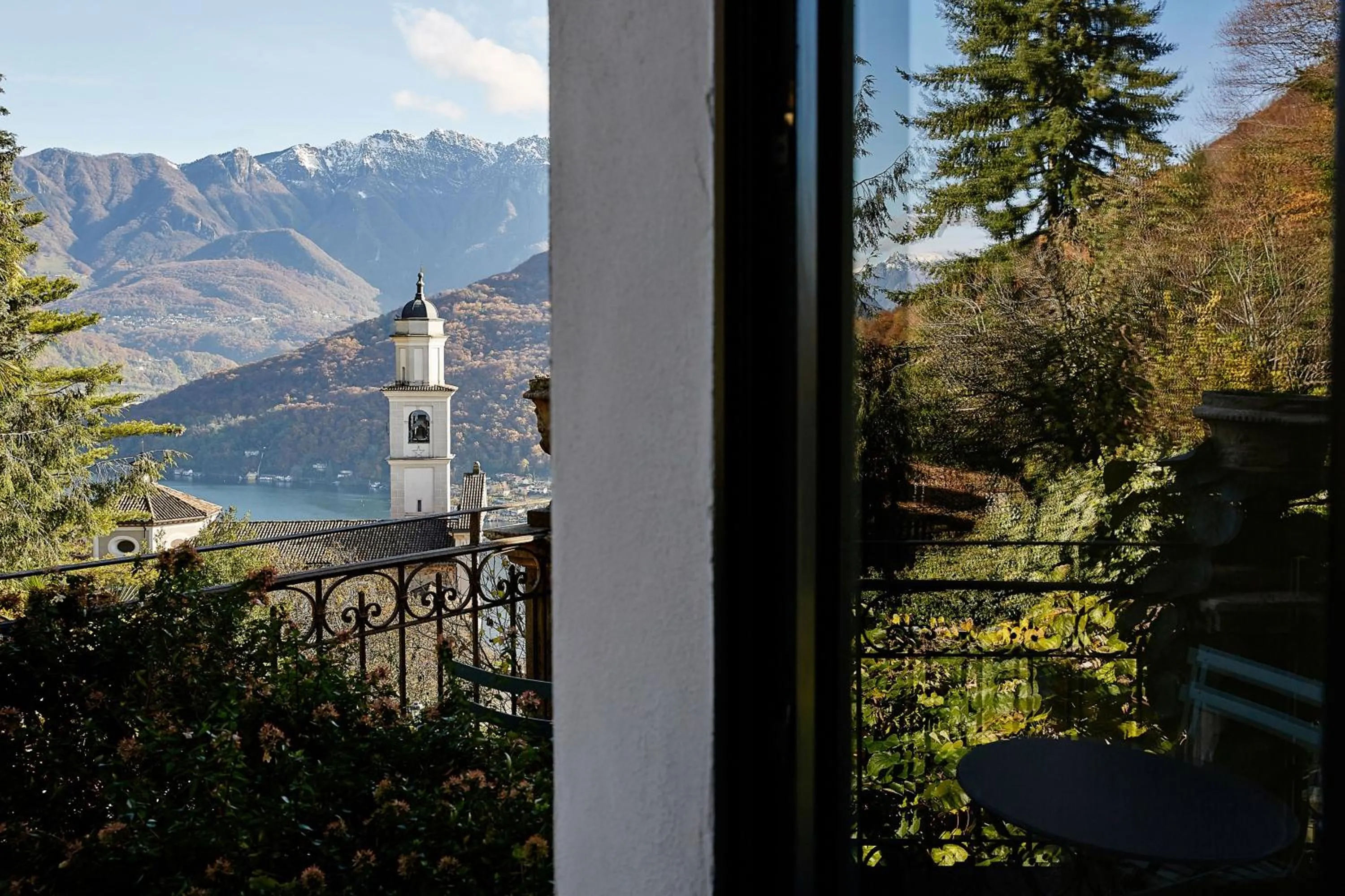 Natural landscape in Relais Castello di Morcote