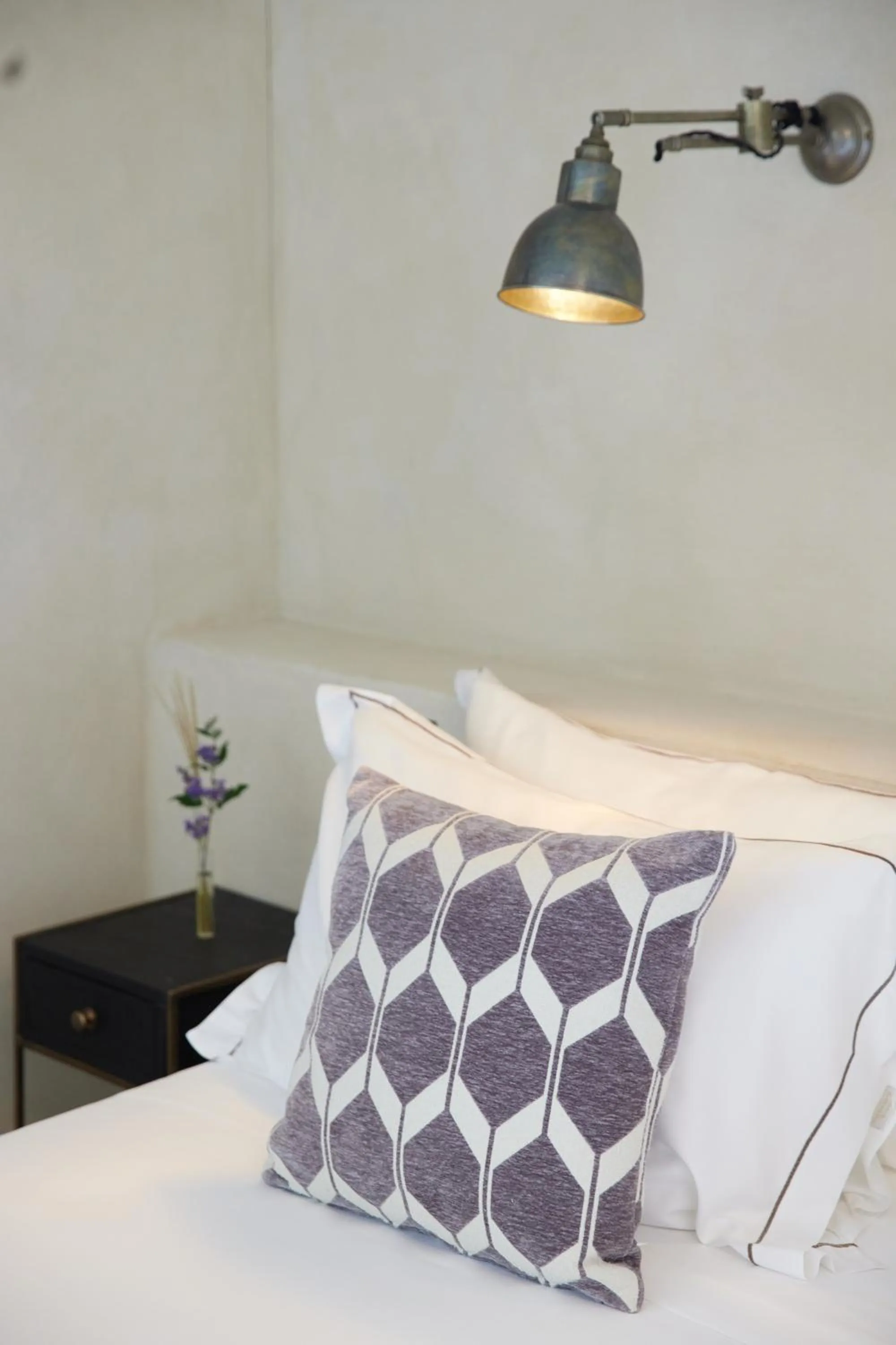 Bed in Relais Castello di Morcote