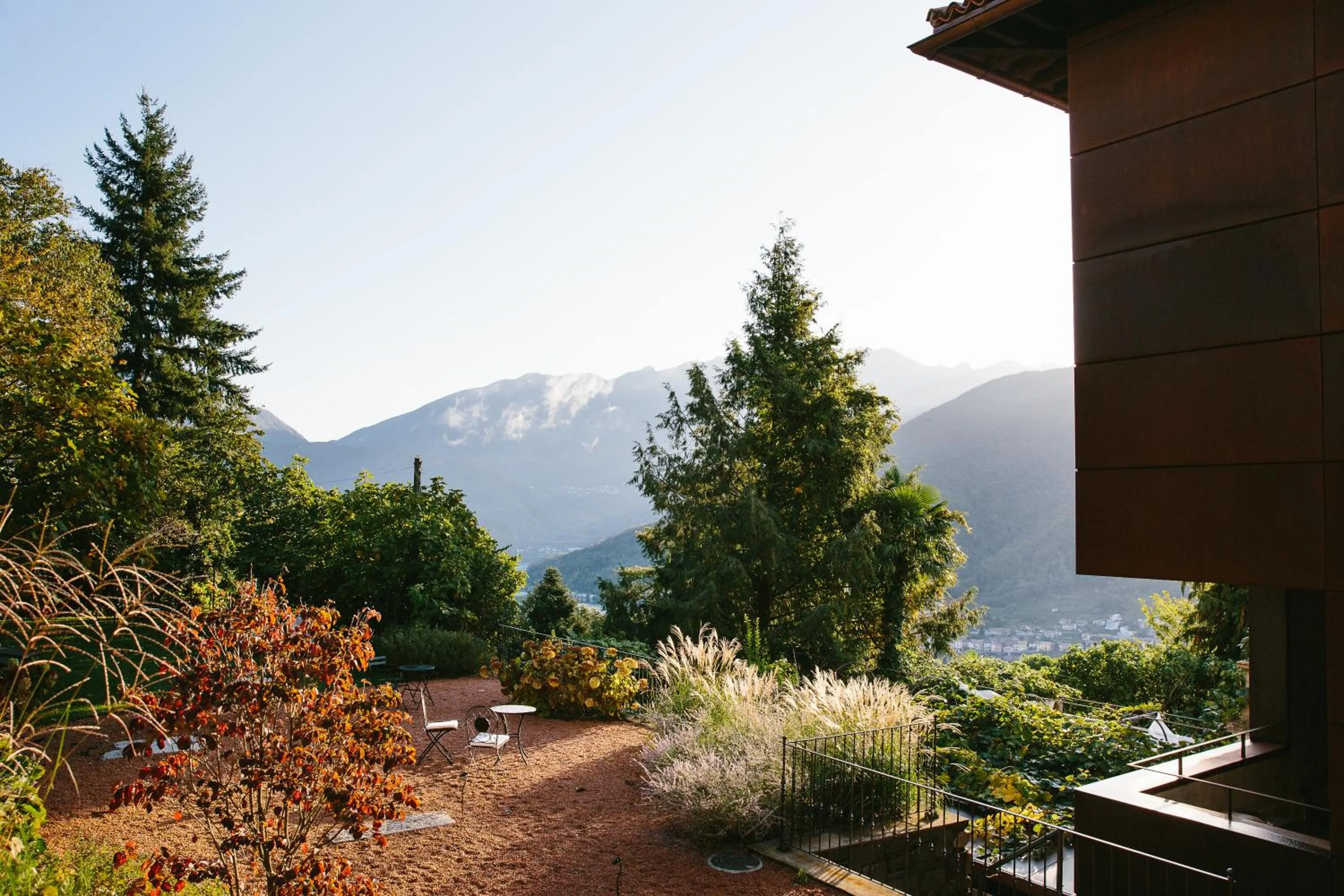 Garden in Relais Castello di Morcote