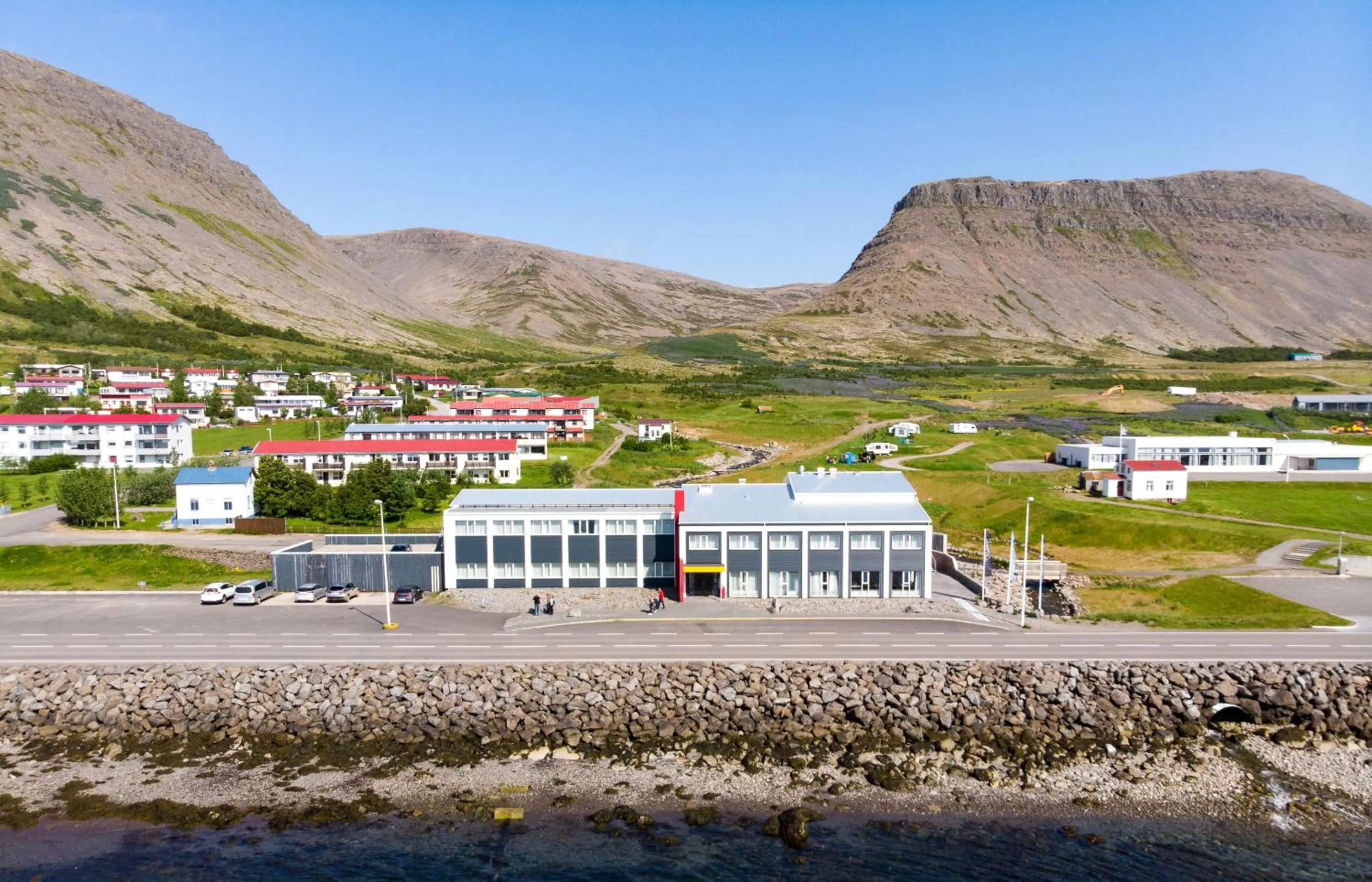 Property building in Fosshotel Westfjords