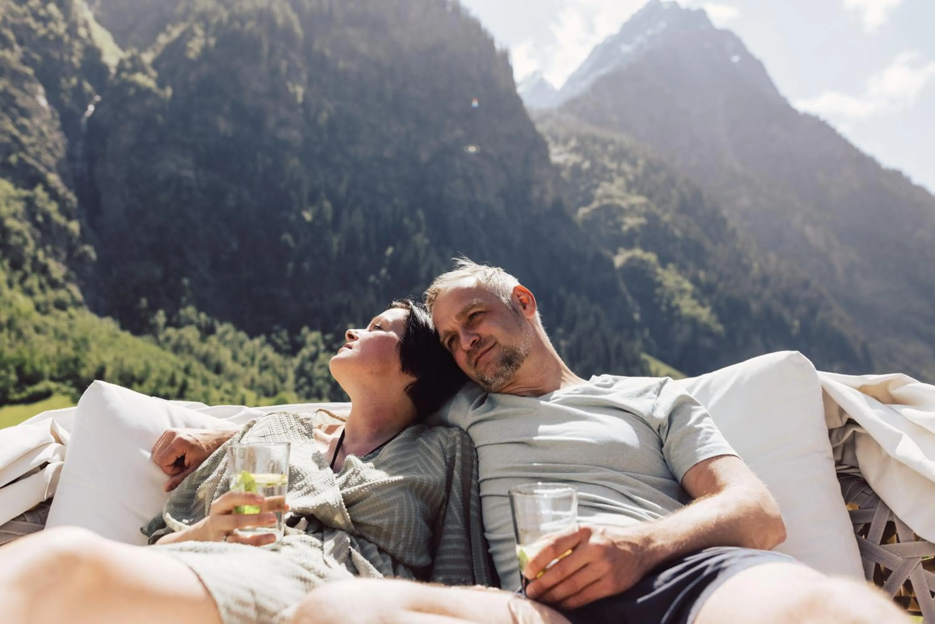 Garden in Hotel Weisseespitze