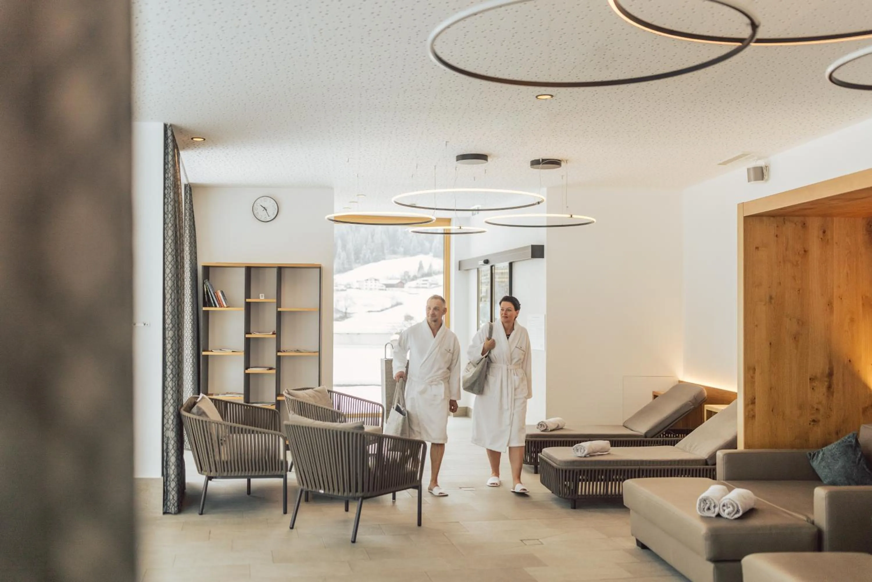 Swimming pool in Hotel Weisseespitze