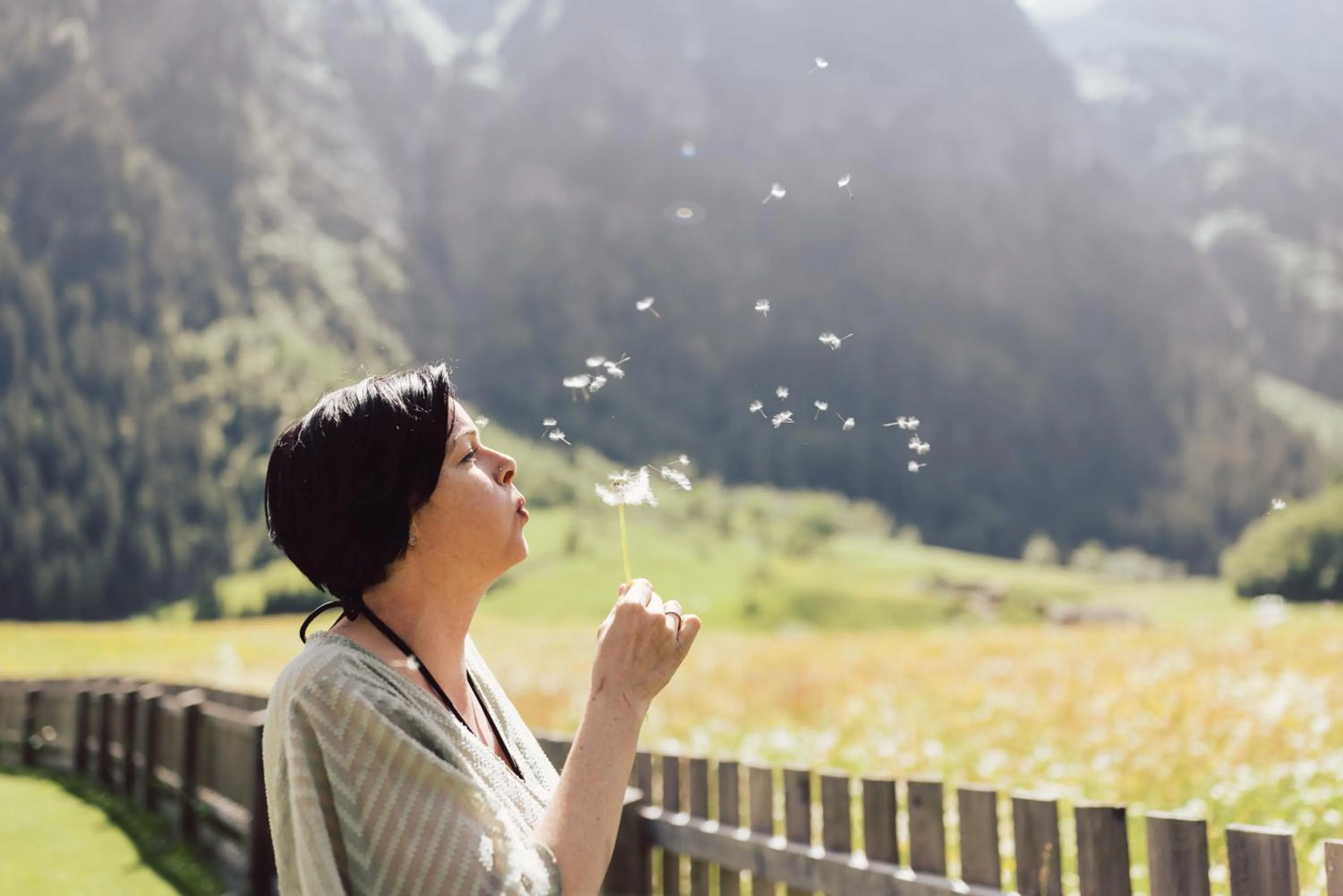 Garden in Hotel Weisseespitze