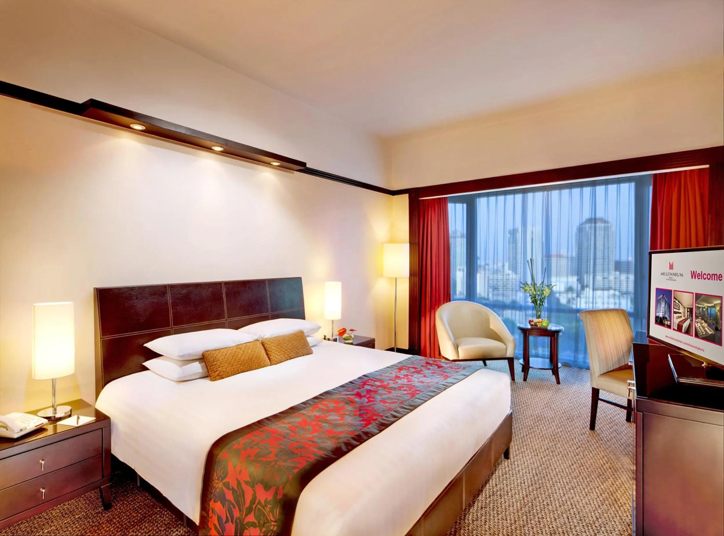 Bed in Millennium Hotel Sirih Jakarta