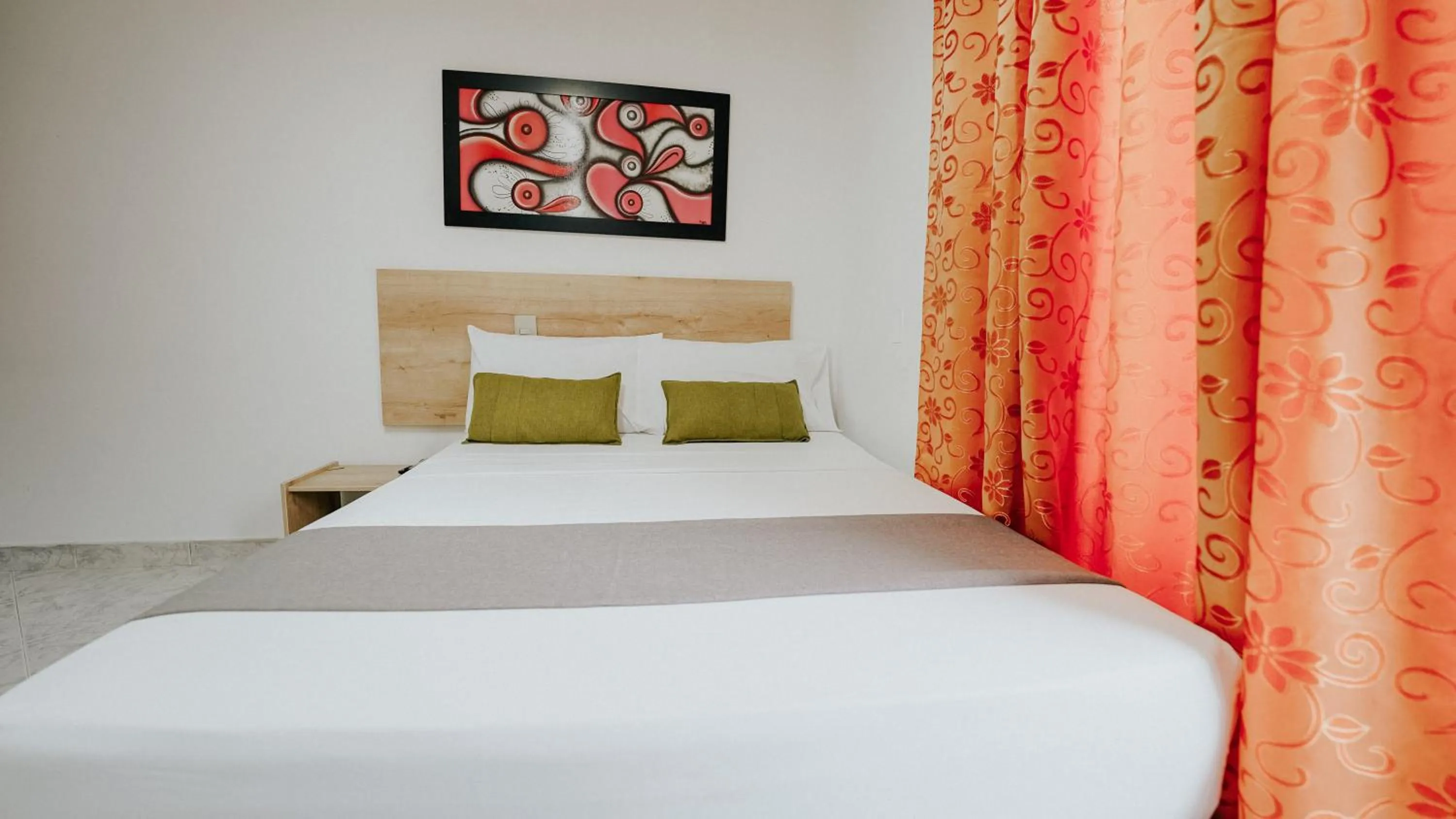 Bed in Hotel Balcones del Estadio