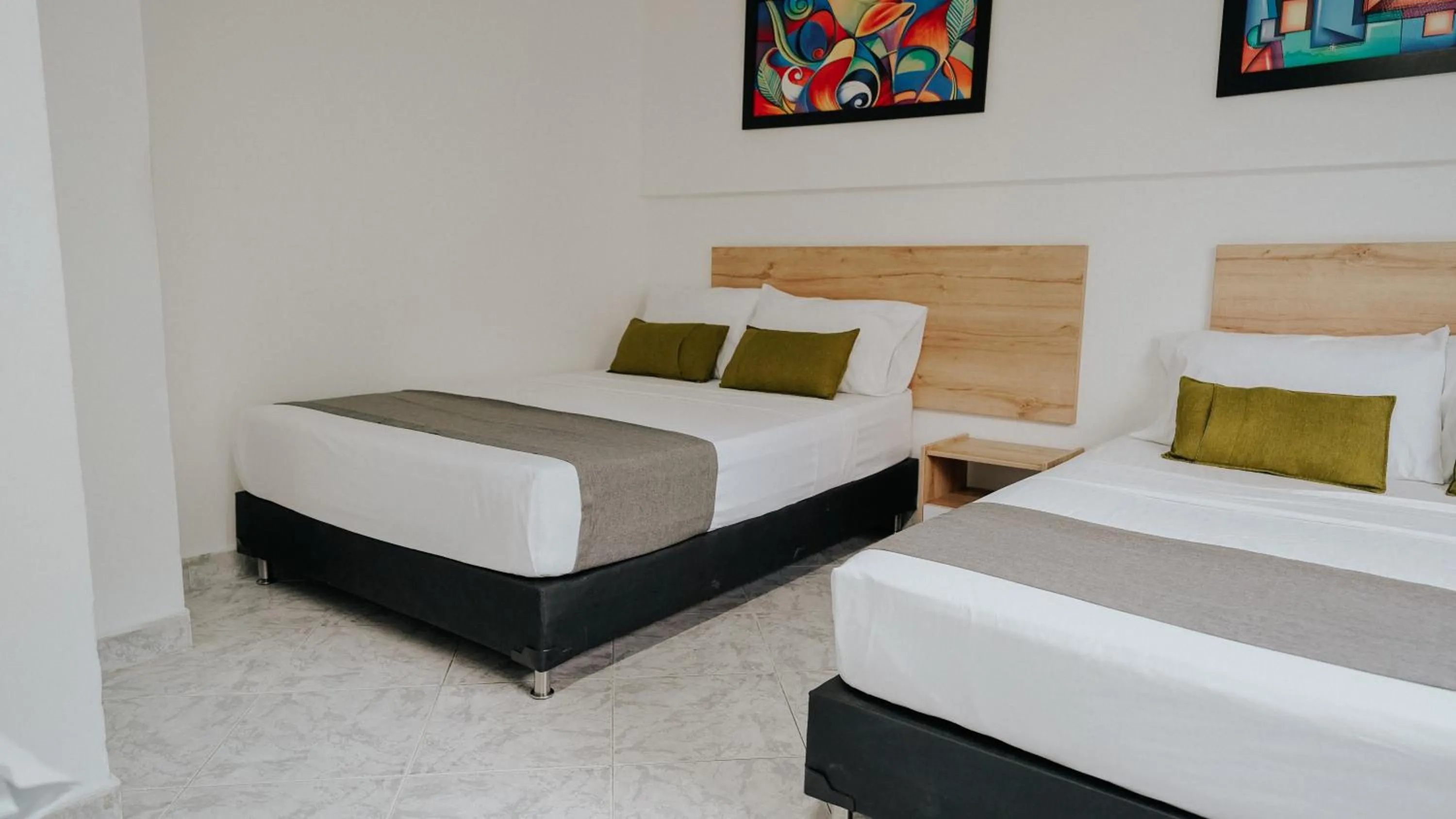 Bed in Hotel Balcones del Estadio