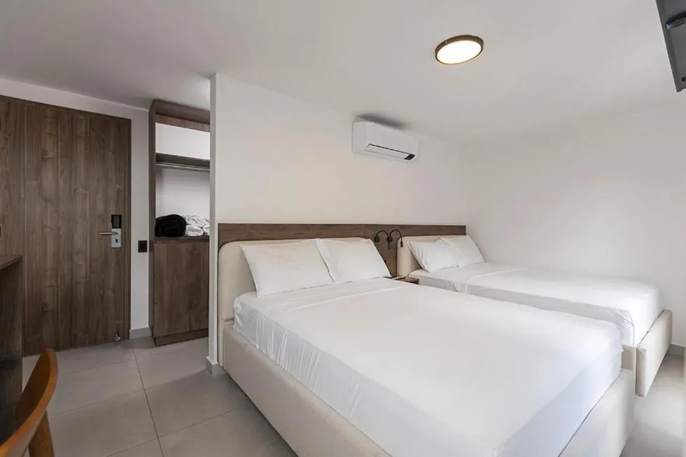 Bed in Hotel Balcones del Estadio