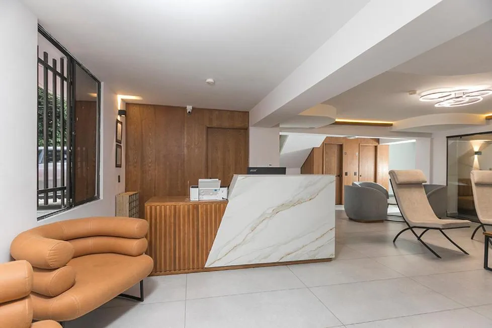 Lobby or reception in Hotel Balcones del Estadio