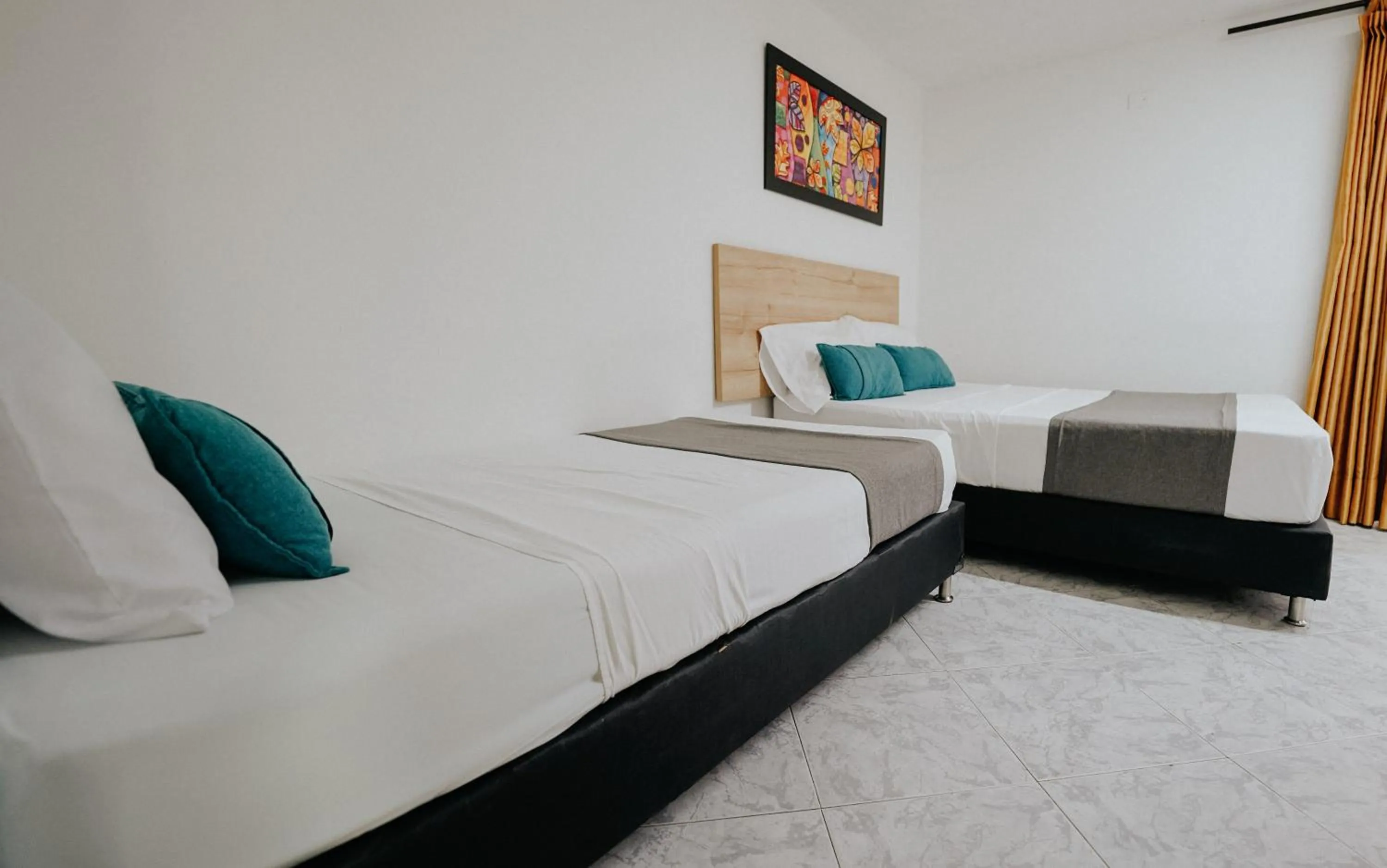 Bed in Hotel Balcones del Estadio