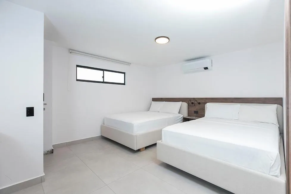 Bed in Hotel Balcones del Estadio