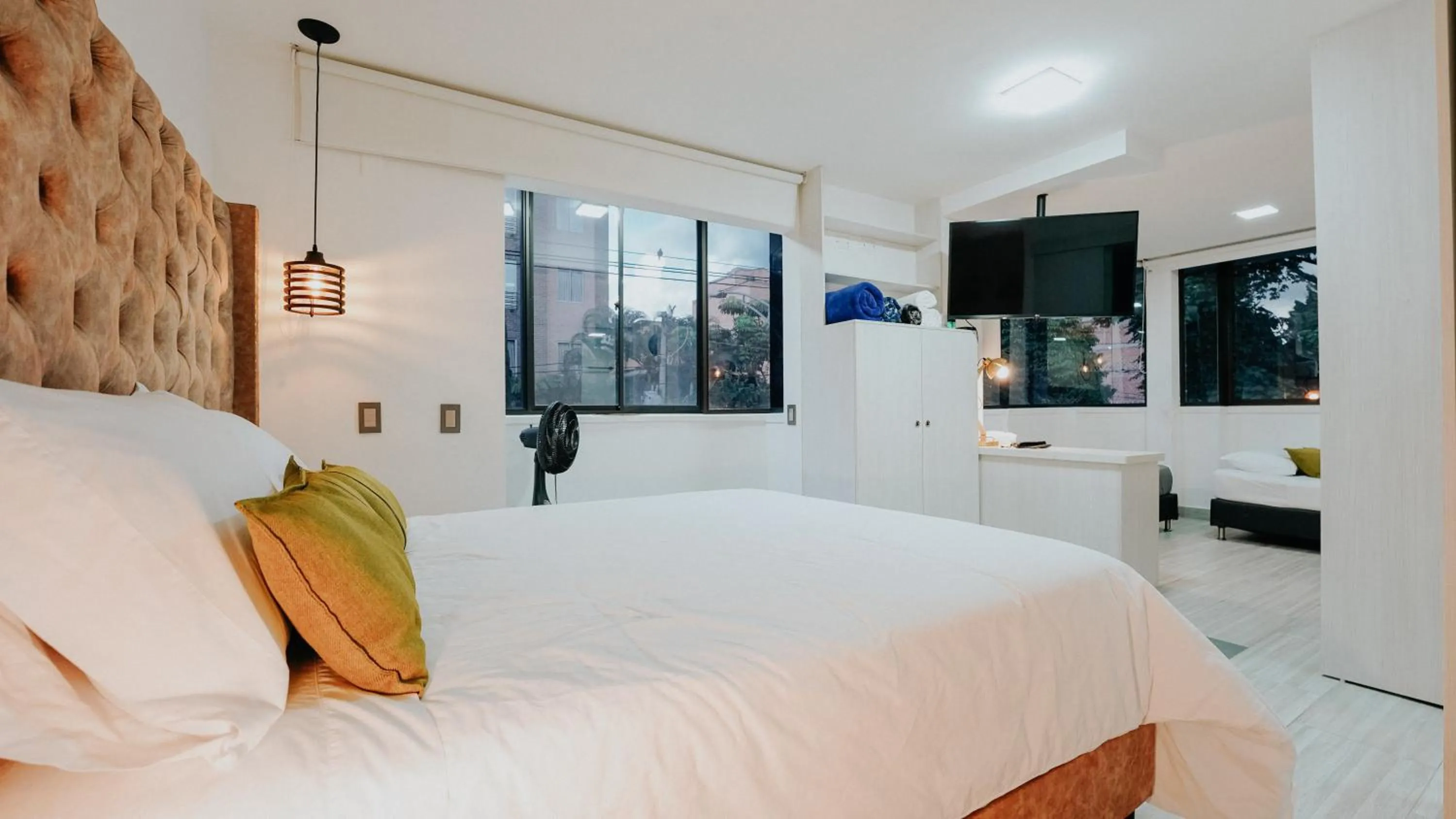 TV and multimedia, Bed in Hotel Balcones del Estadio