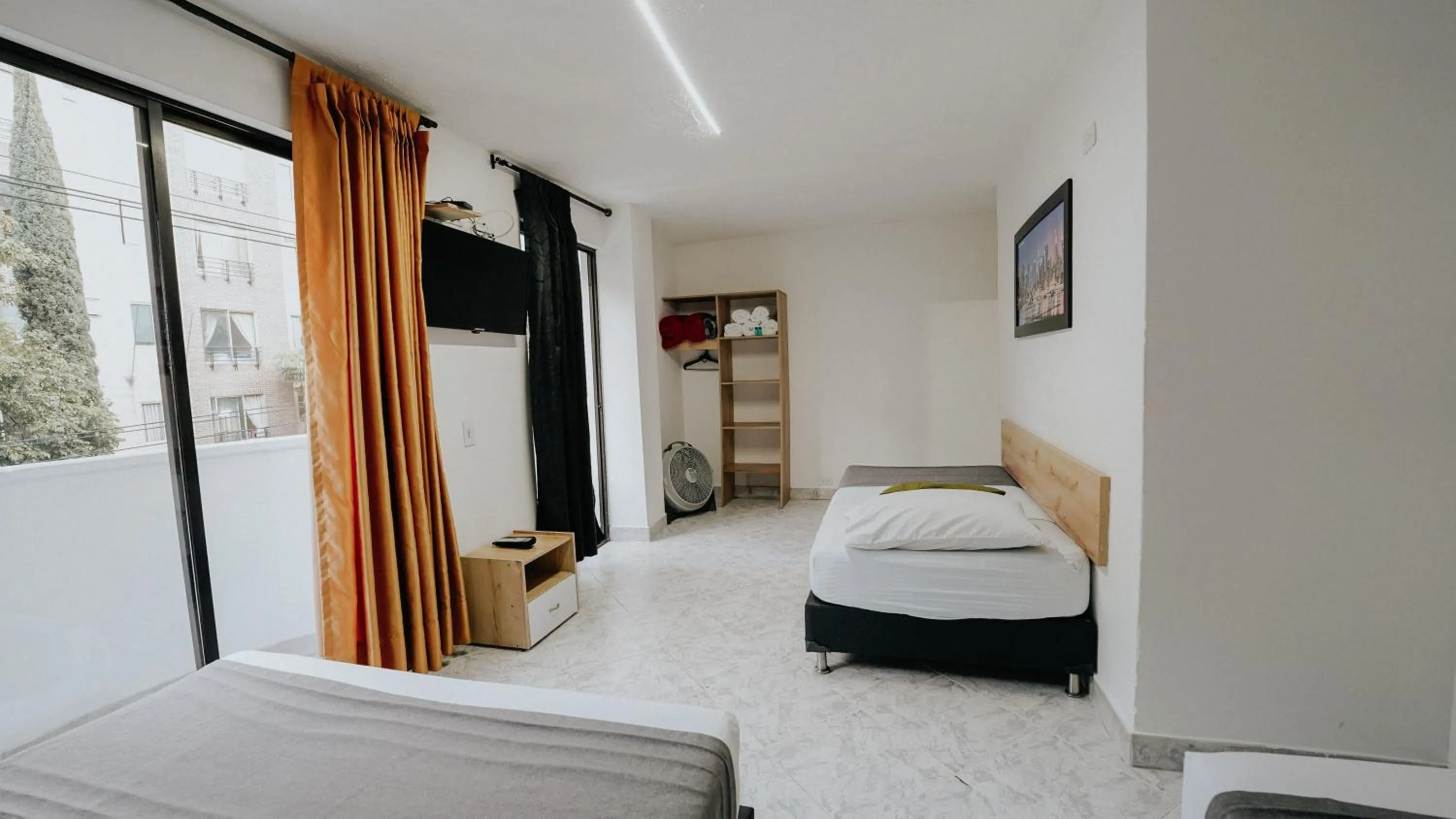 Bed in Hotel Balcones del Estadio