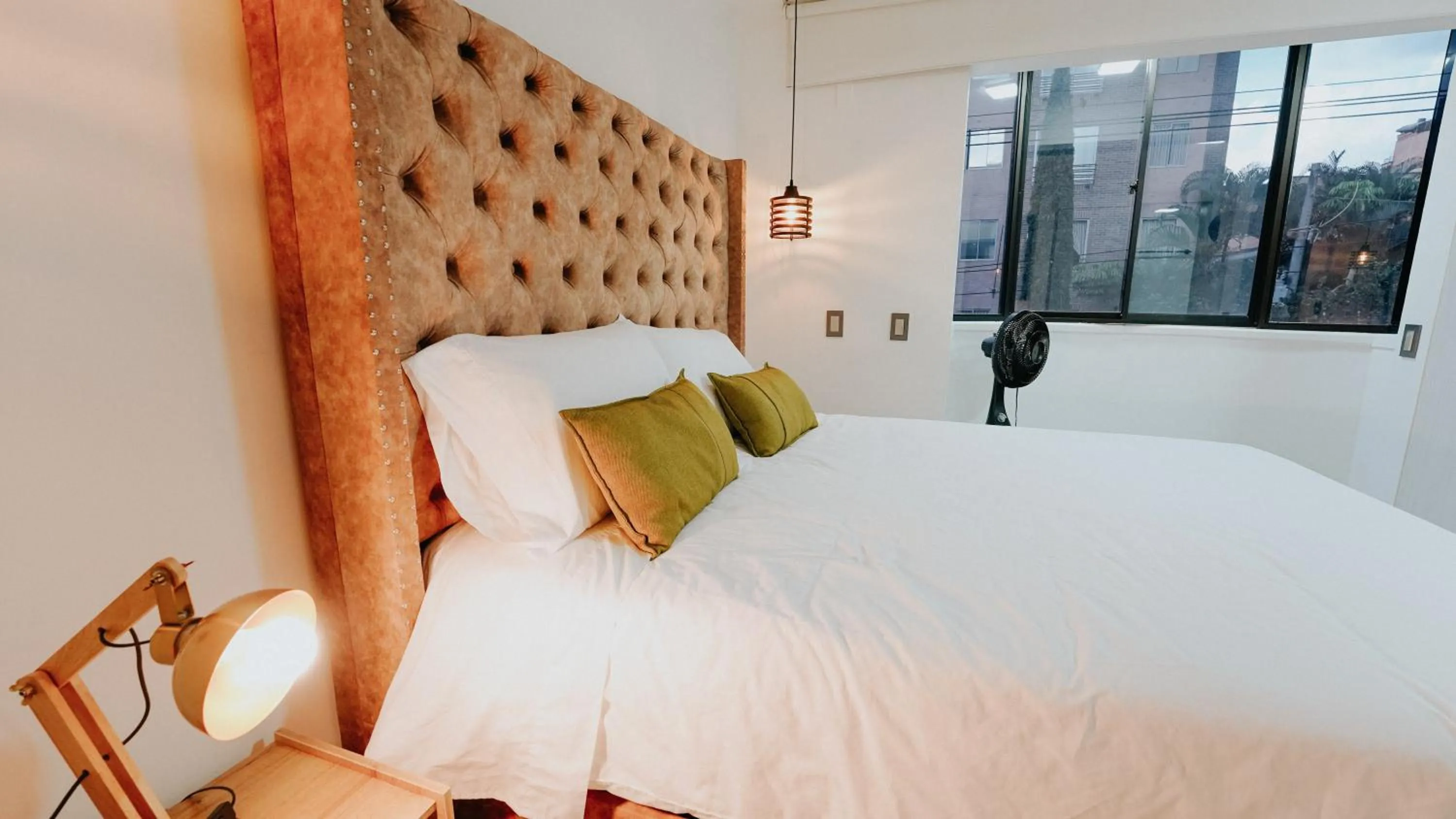 Bed in Hotel Balcones del Estadio