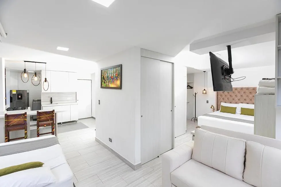 Bed in Hotel Balcones del Estadio