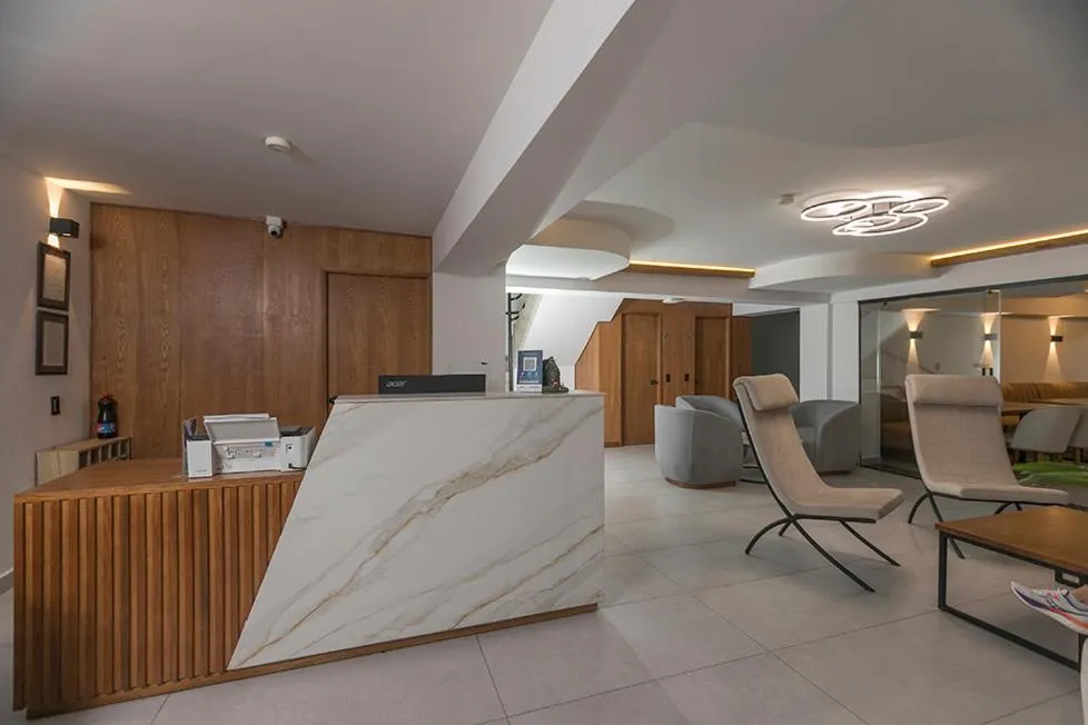 Lobby or reception in Hotel Balcones del Estadio